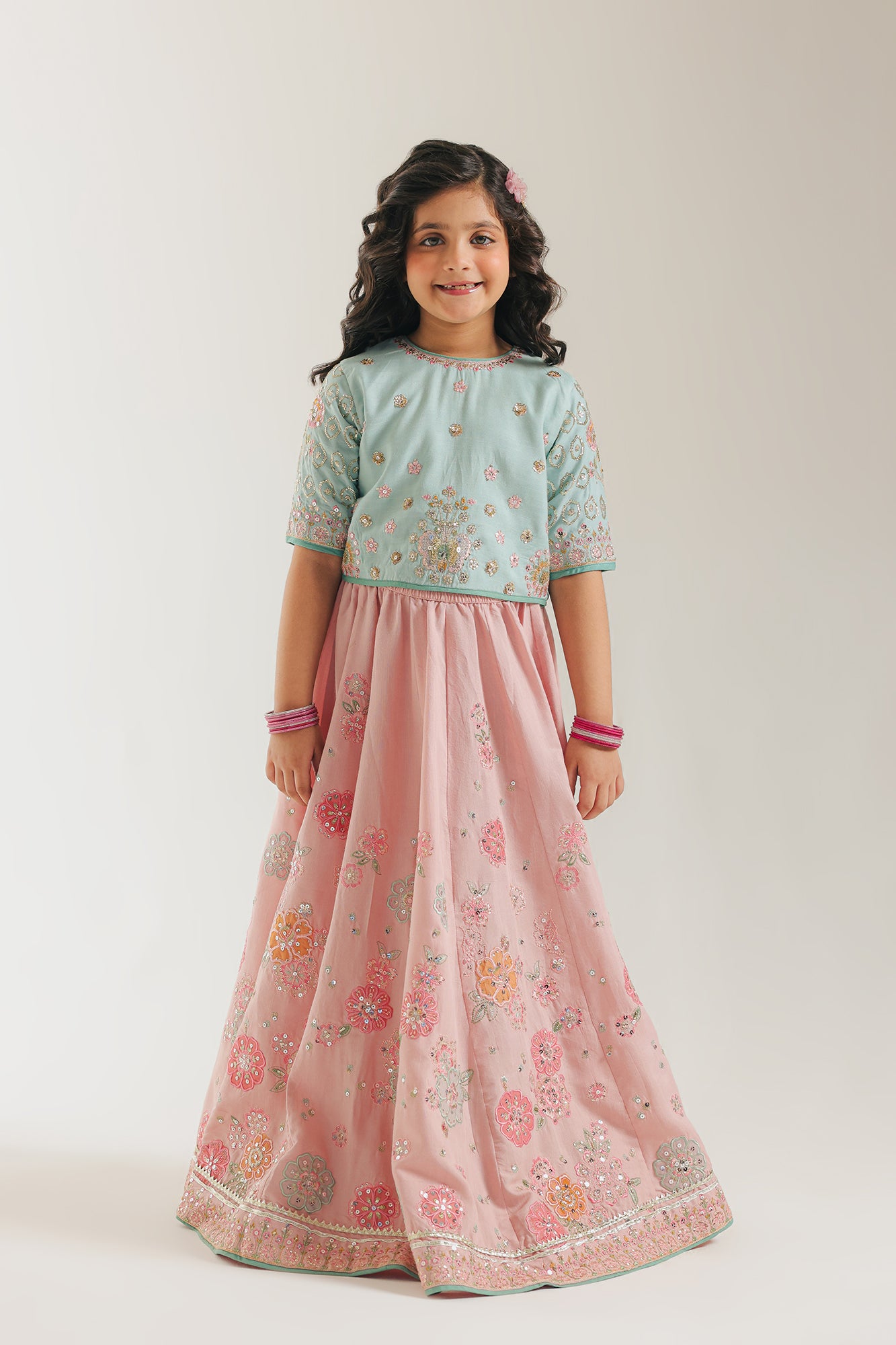 EMBROIDERED SUIT (E0229/415/720)