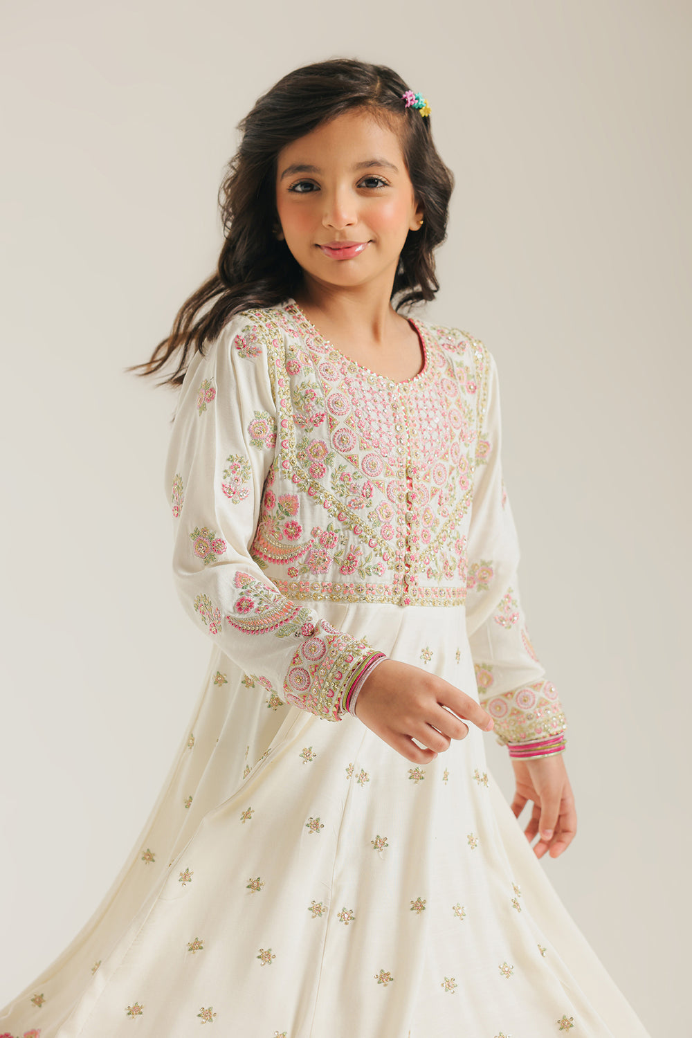 EMBROIDERED DRESS (E0821/404/003)