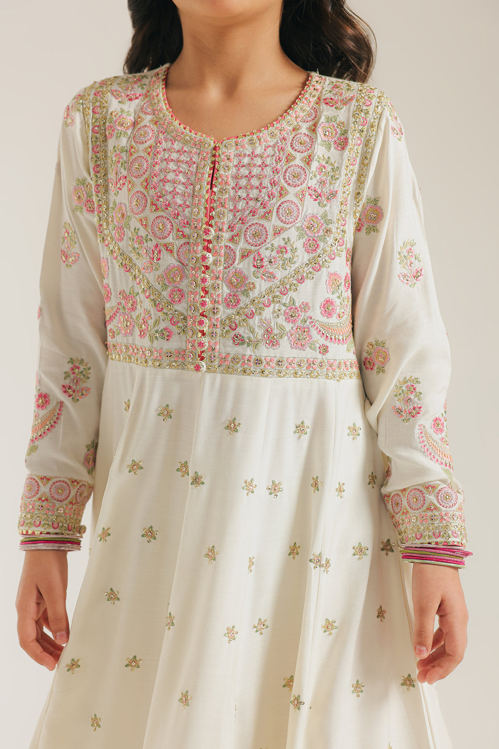 EMBROIDERED DRESS (E0821/404/003)