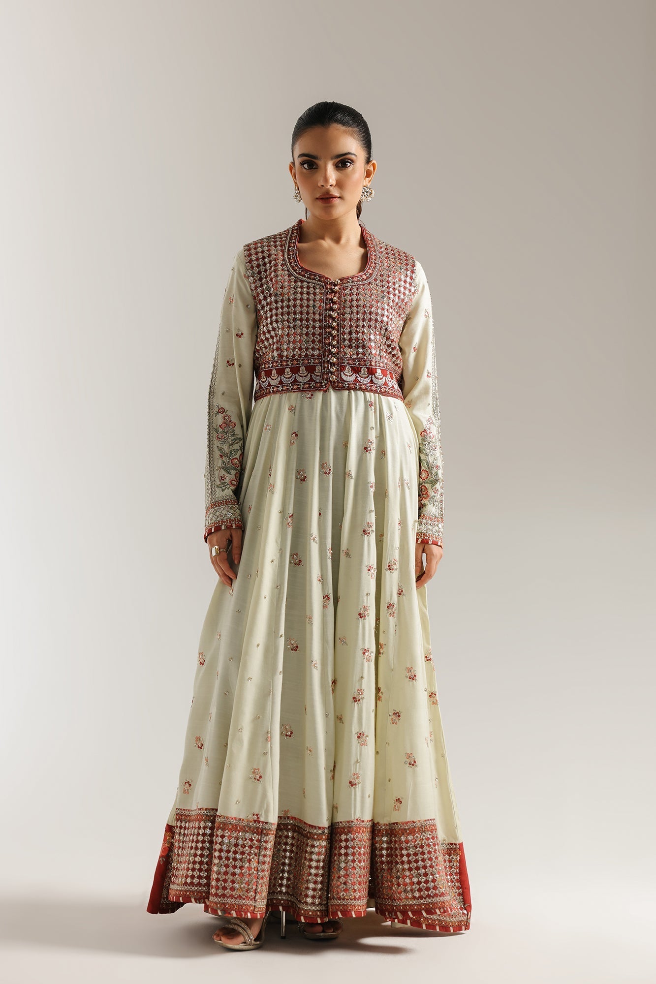 EMBROIDERED PISHWAS (E0826/104/130)