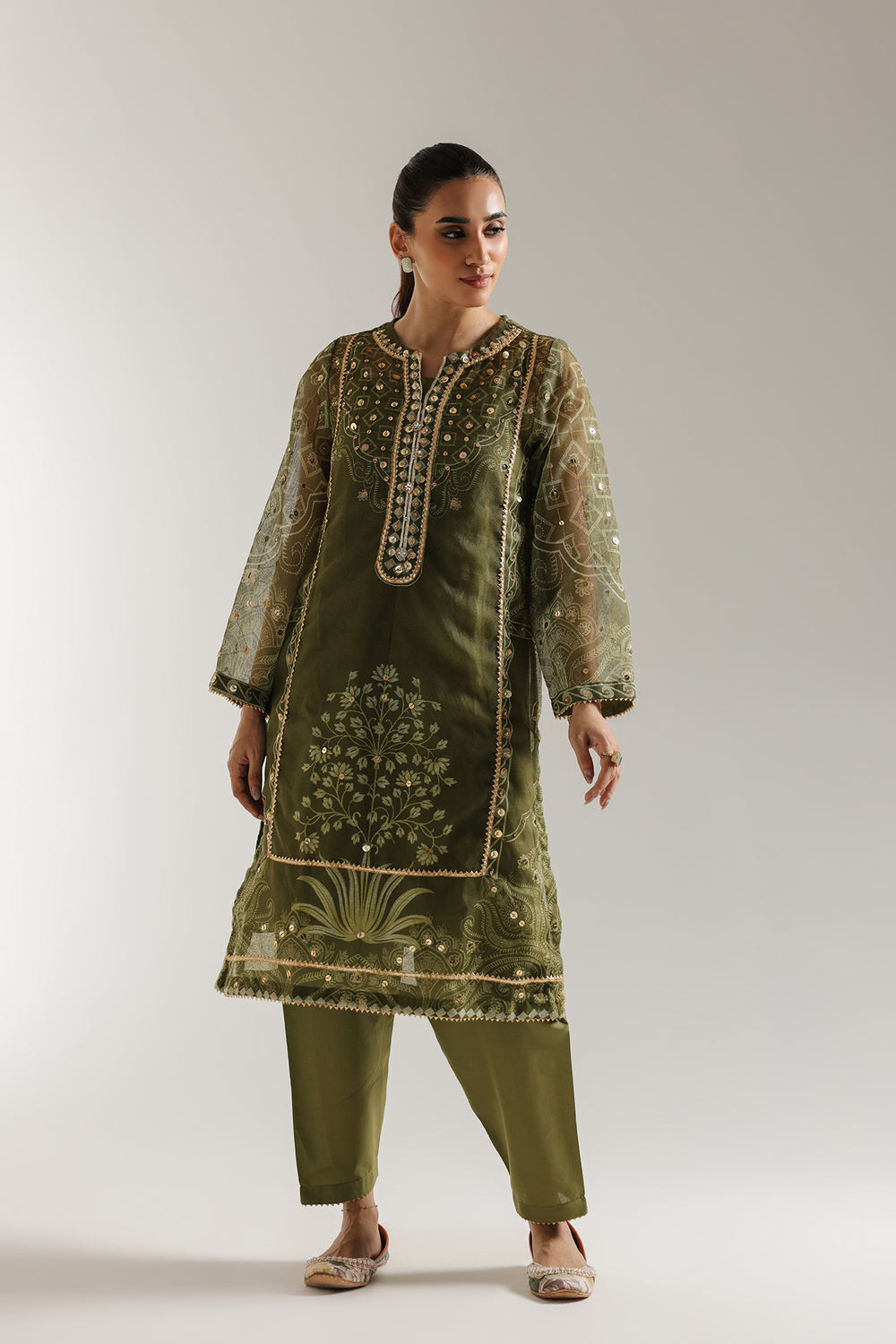 EMBROIDERED SUIT (E3080/103/120)