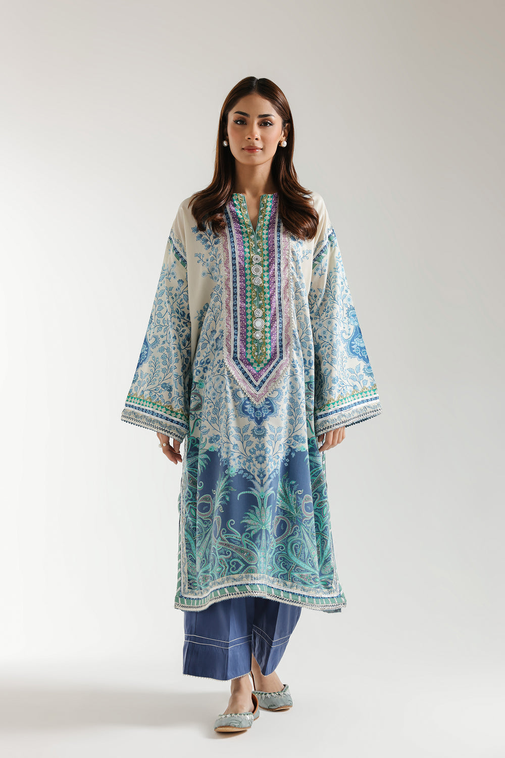 EMBROIDERED SUIT (E3162/103/005)