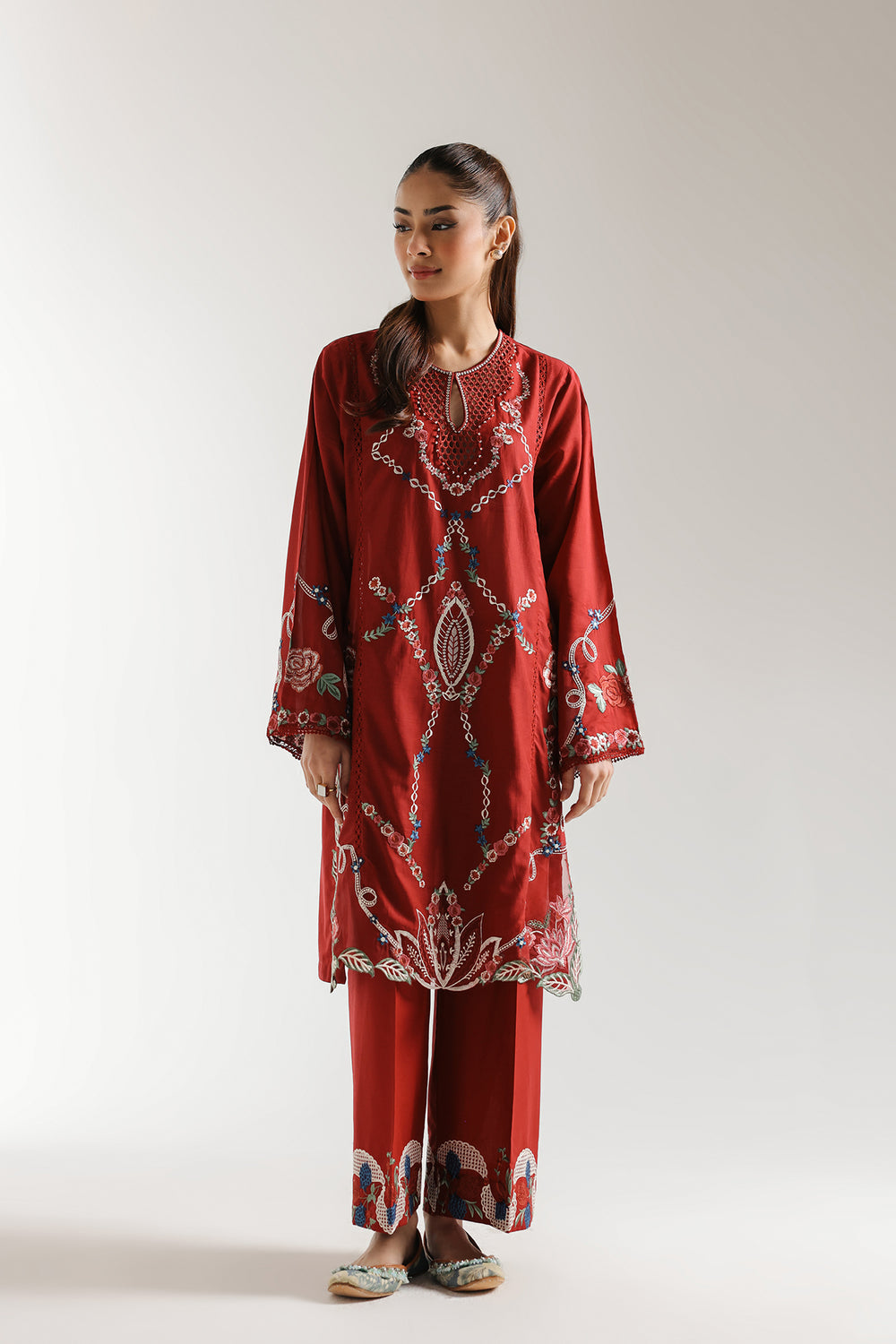 EMBROIDERED SUIT (E3180/103/304)