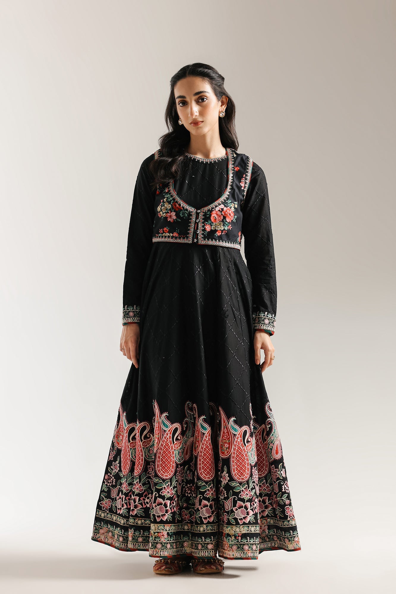 EMBROIDERED DRESS (E103/901/3259)