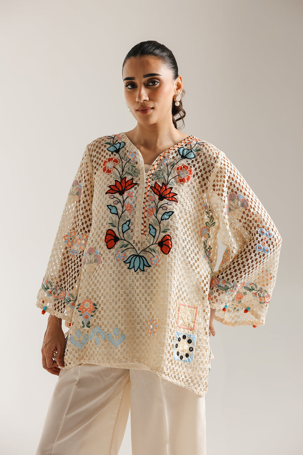 EMBROIDERED SUIT (E3485/103/002)