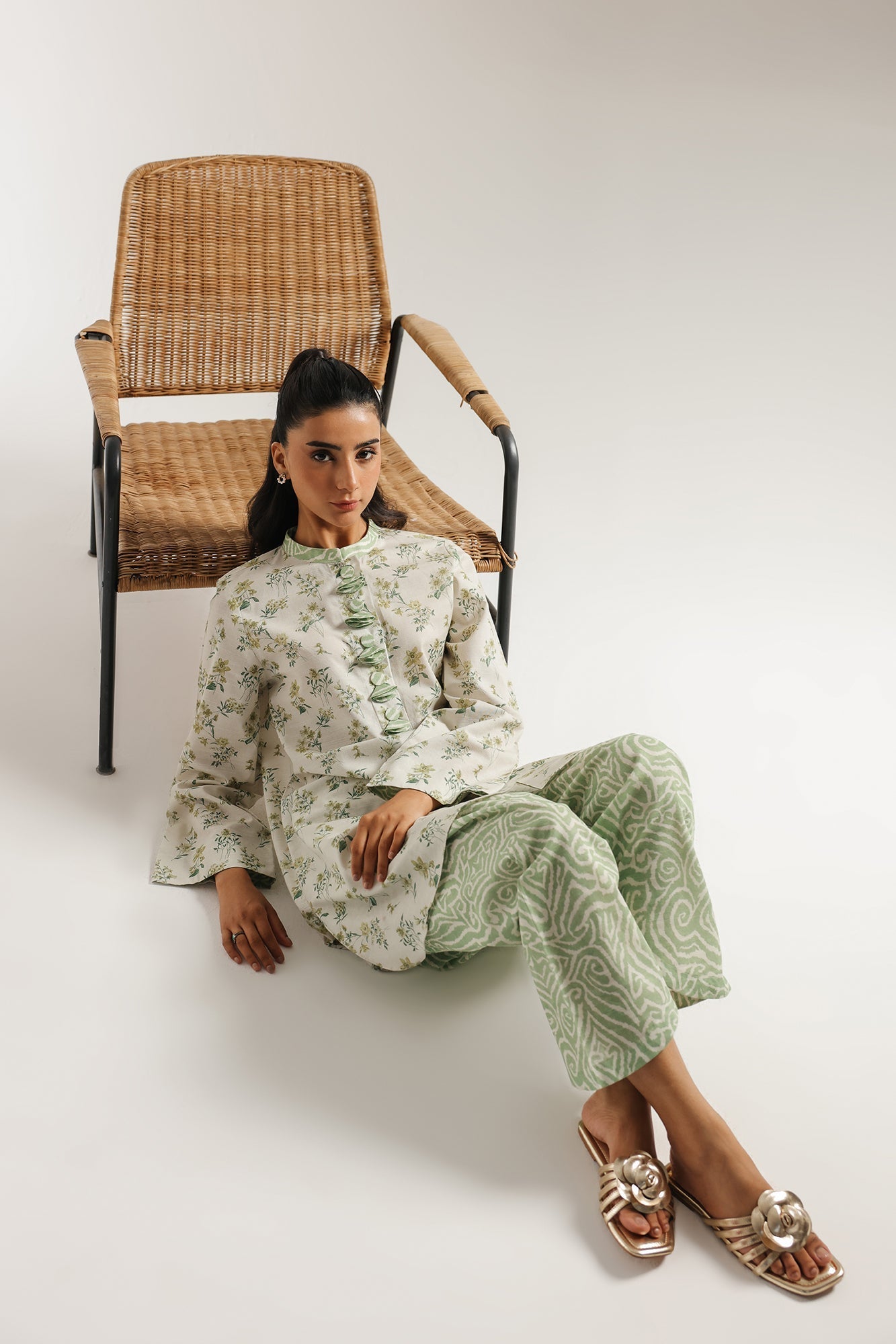 PRINTED SUIT (E7065/102/005)