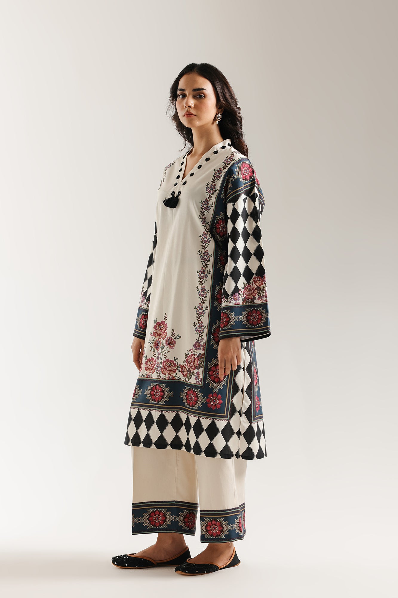 PRINTED SUIT (E7085/102/002)