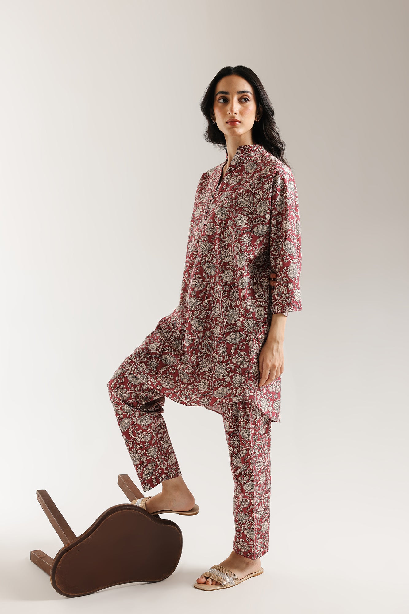 PRINTED SUIT (E7115/102/521)