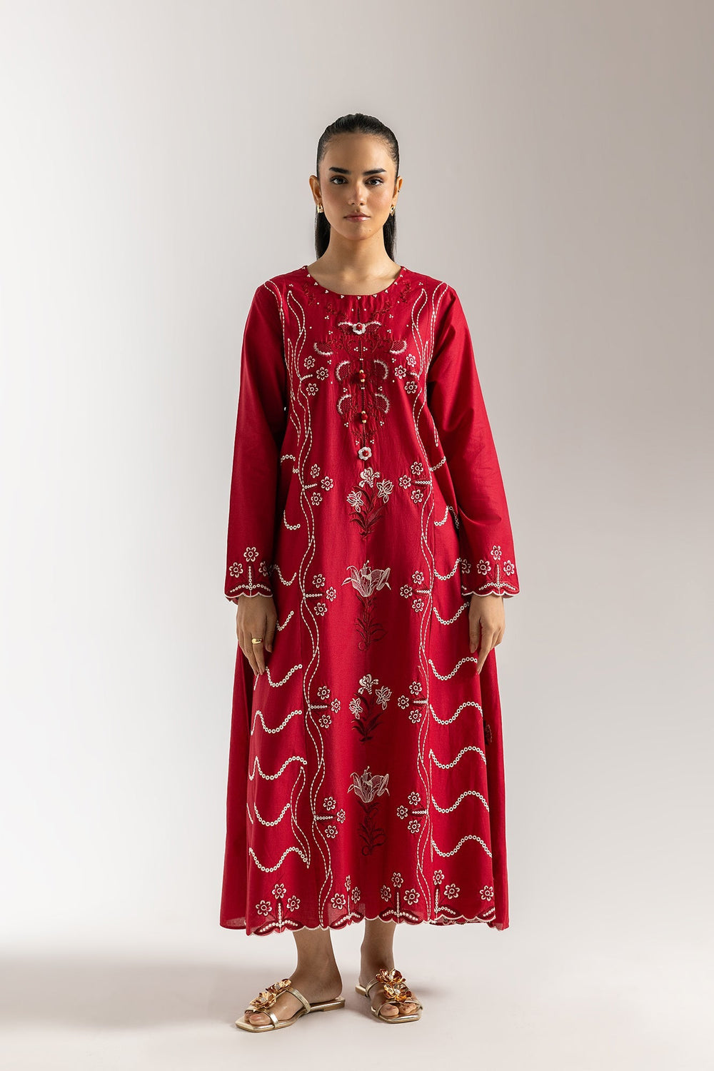 EMBROIDERED DRESS (S7E6456/102/416)