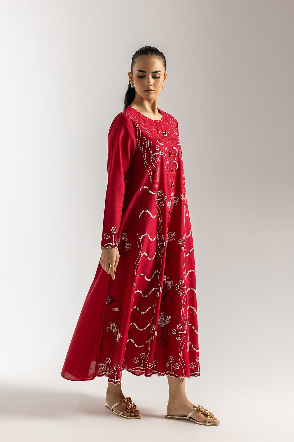 EMBROIDERED DRESS (S7E6456/102/416)