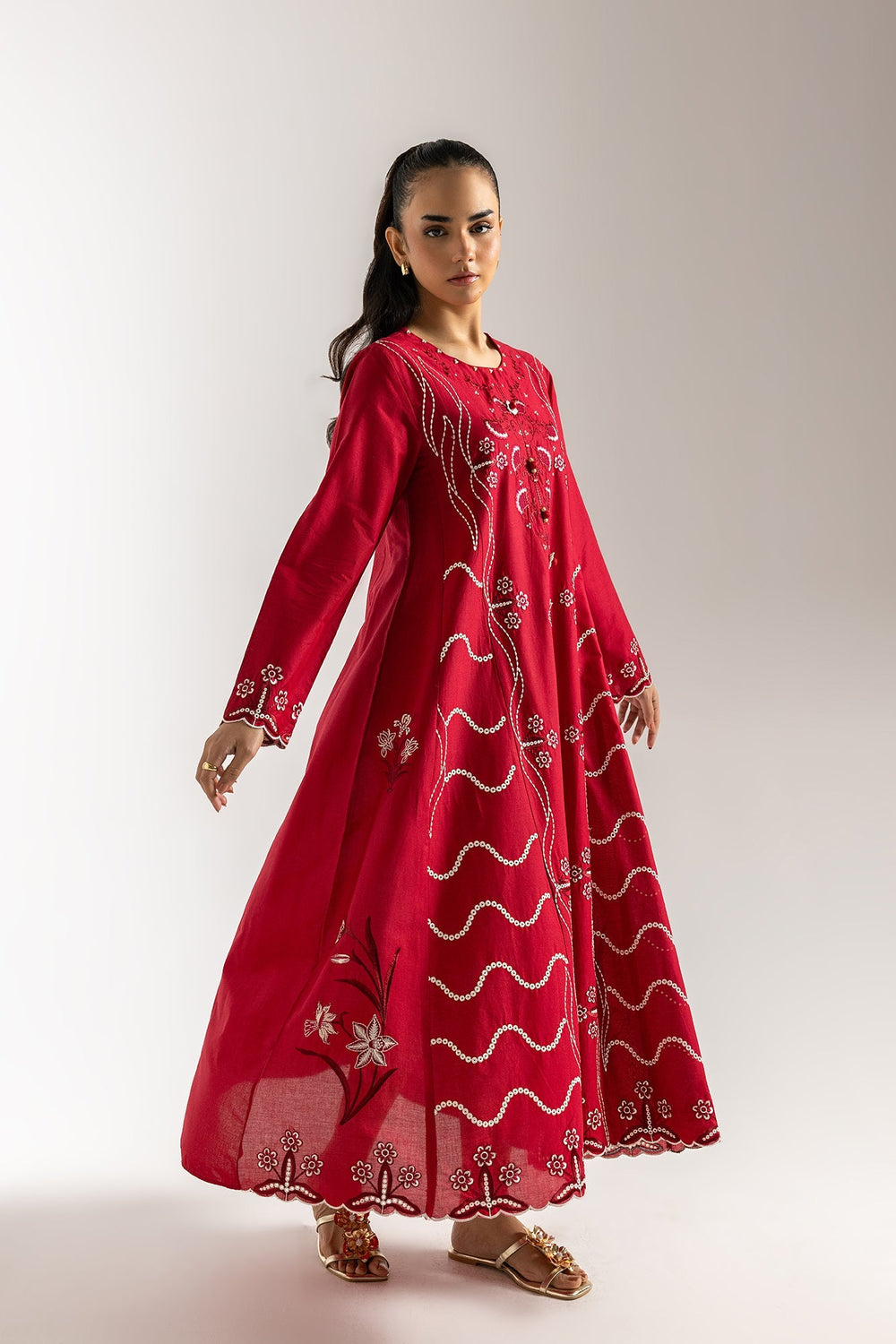 EMBROIDERED DRESS (S7E6456/102/416)