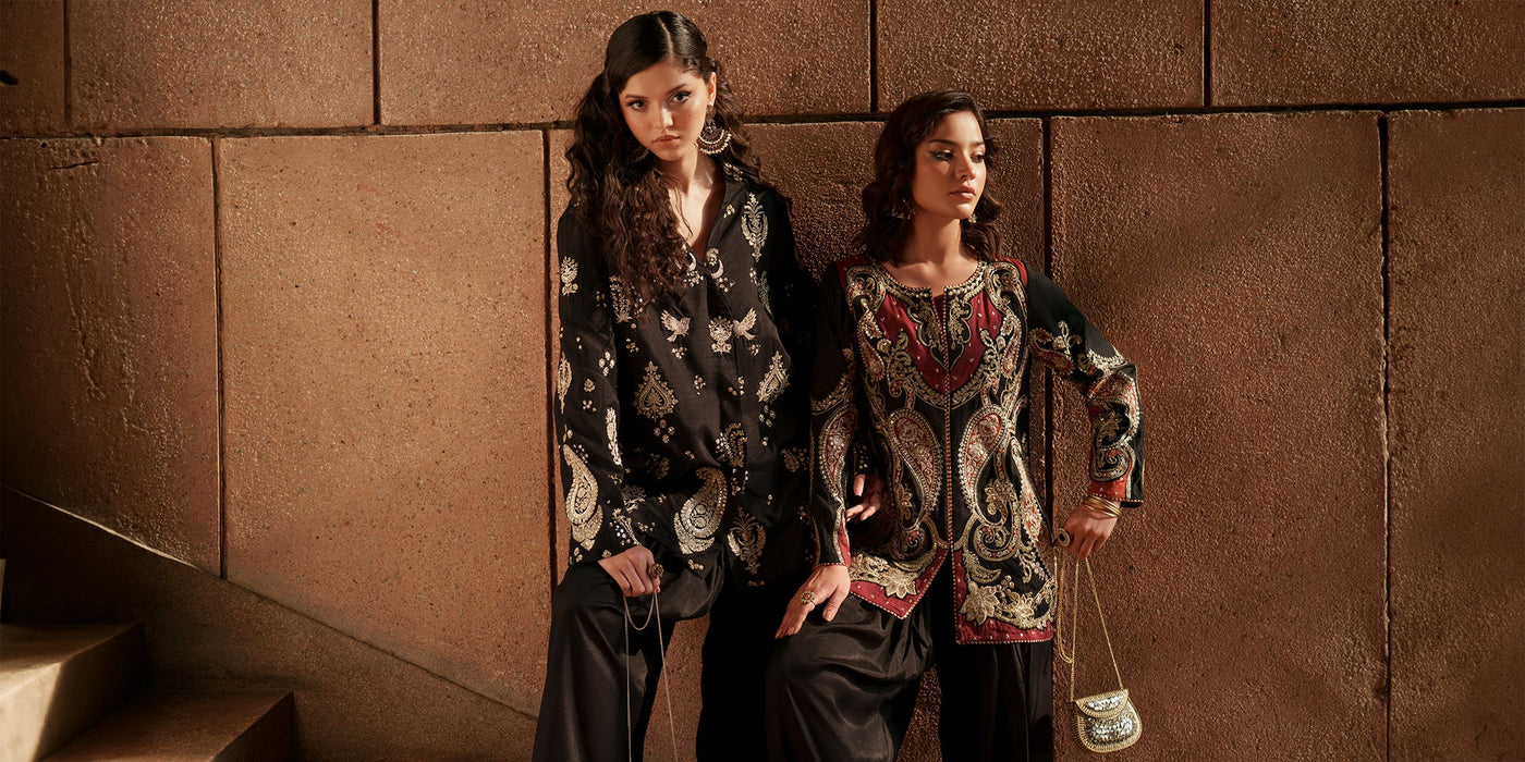 EMBROIDERED SUIT (E1043/104/902)