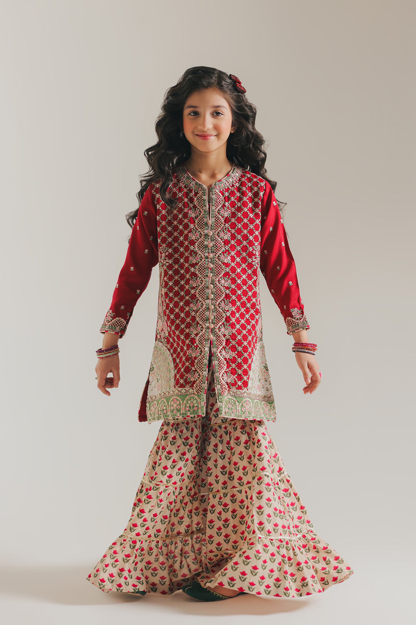 EMBROIDERED SUIT (E0253/415/301)