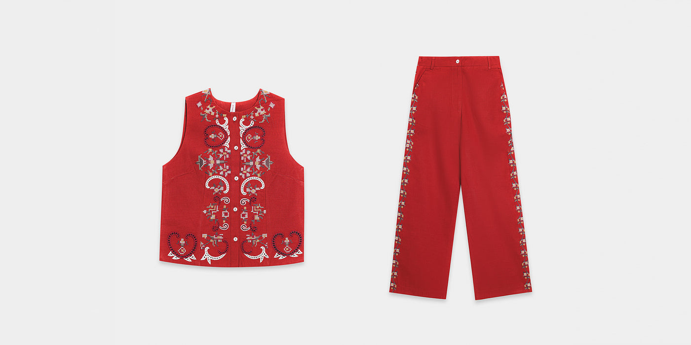 PRINTED SUIT (E0636/119/319)