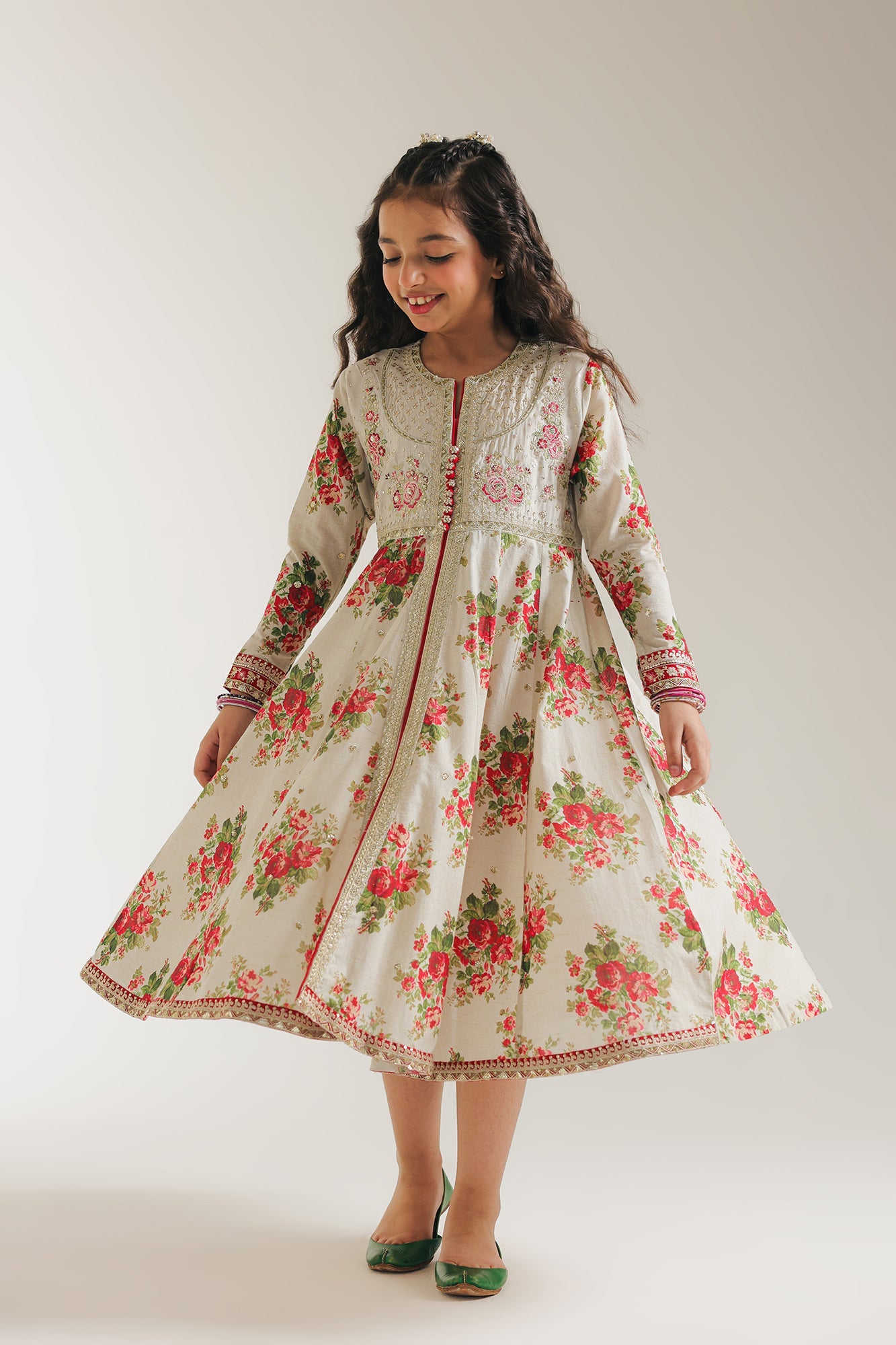 EMBROIDERED PISHWAS (E0664/404/004)