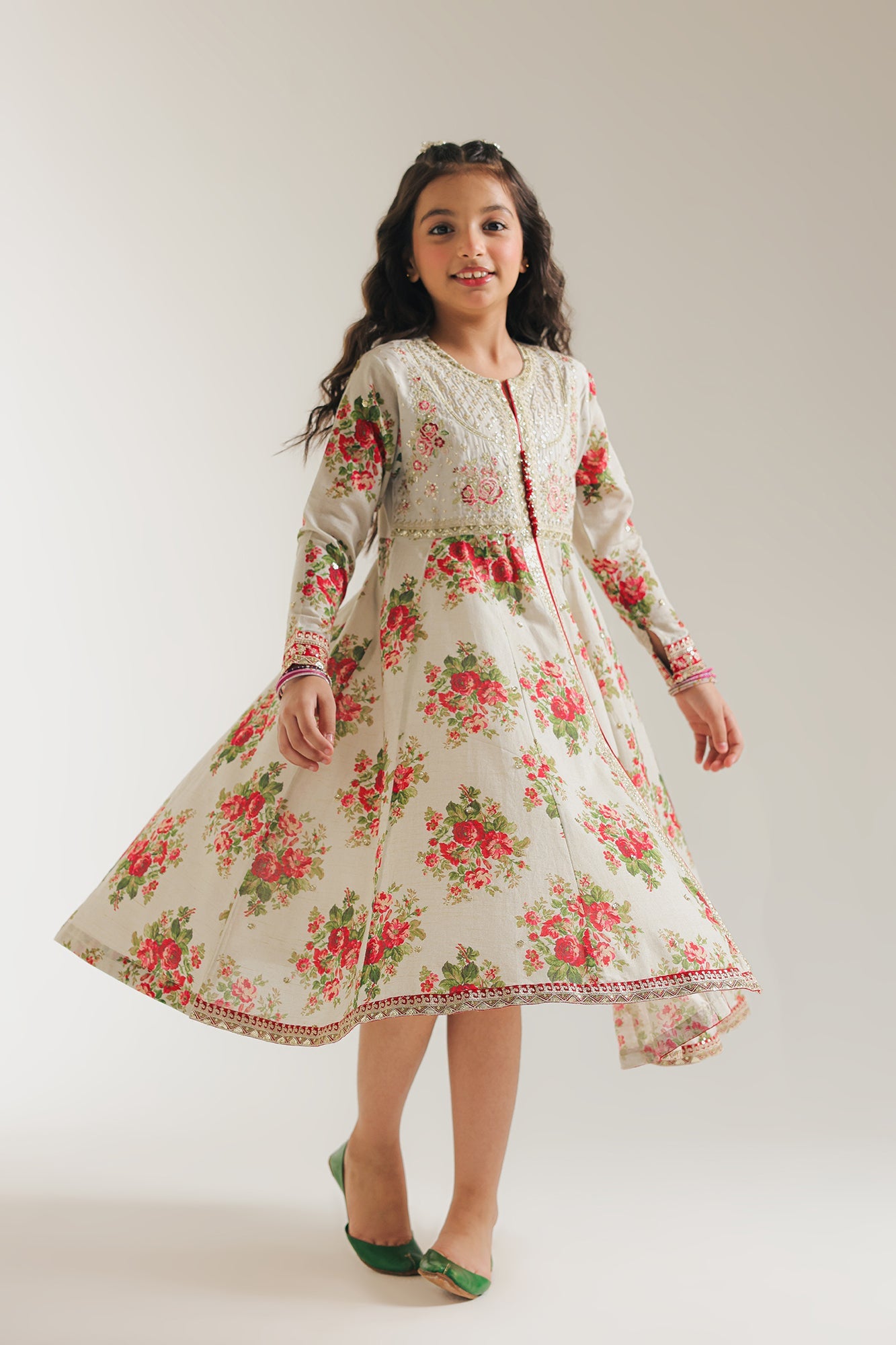 EMBROIDERED PISHWAS (E0664/404/004)