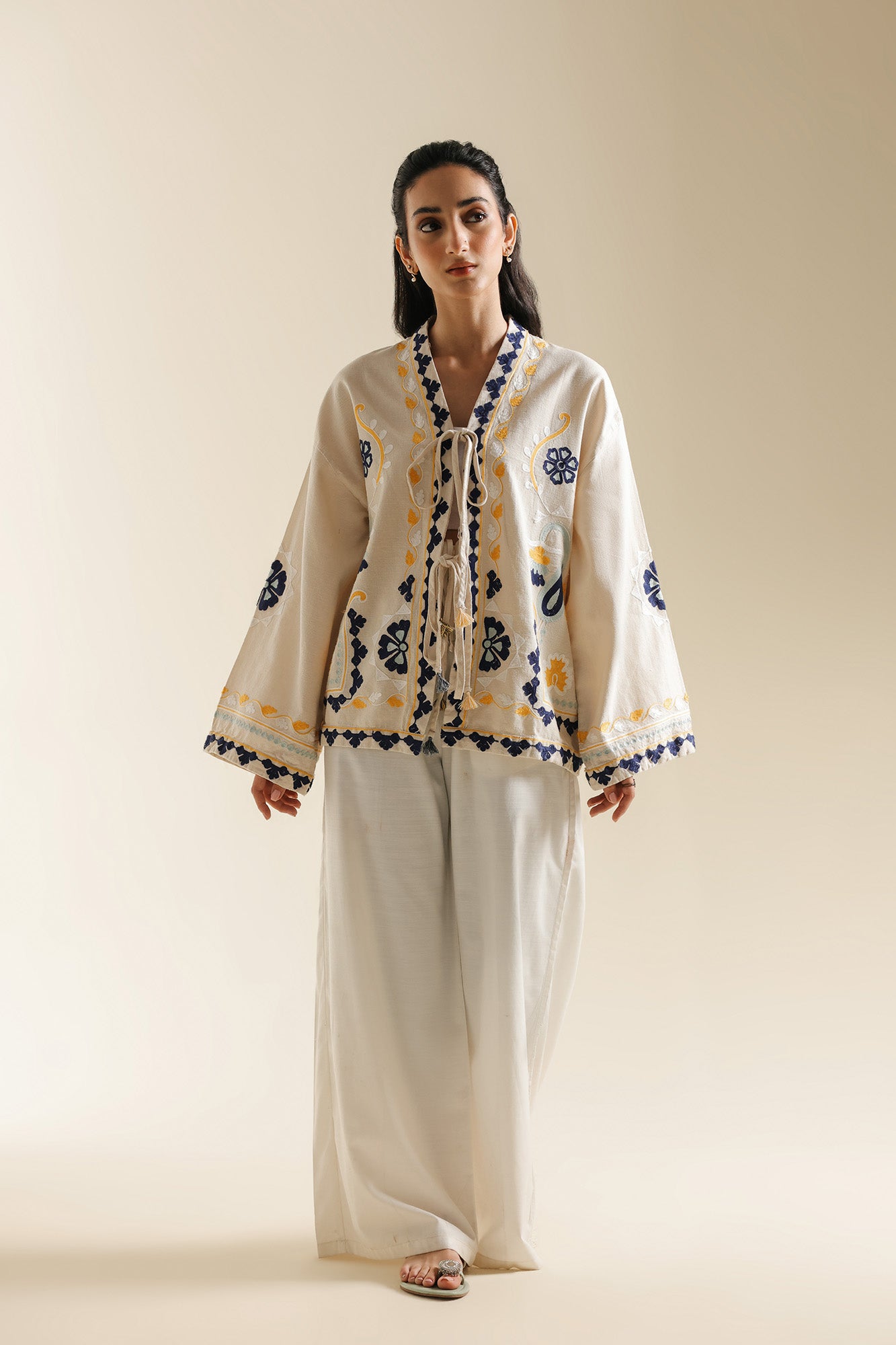 EMBROIDERED KIMONO (E0671/119/002)