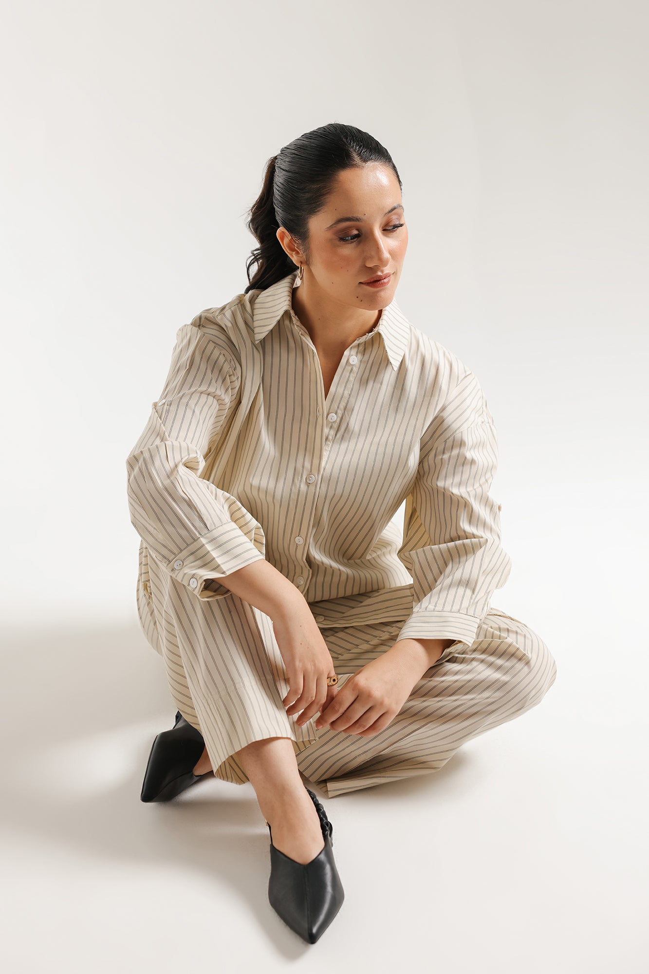 STRIPED SUIT (E0714/116/004)