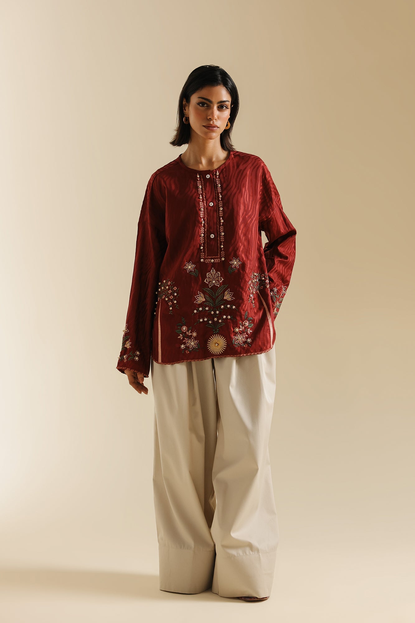 EMBROIDERED SHIRT (E0741/119/305)