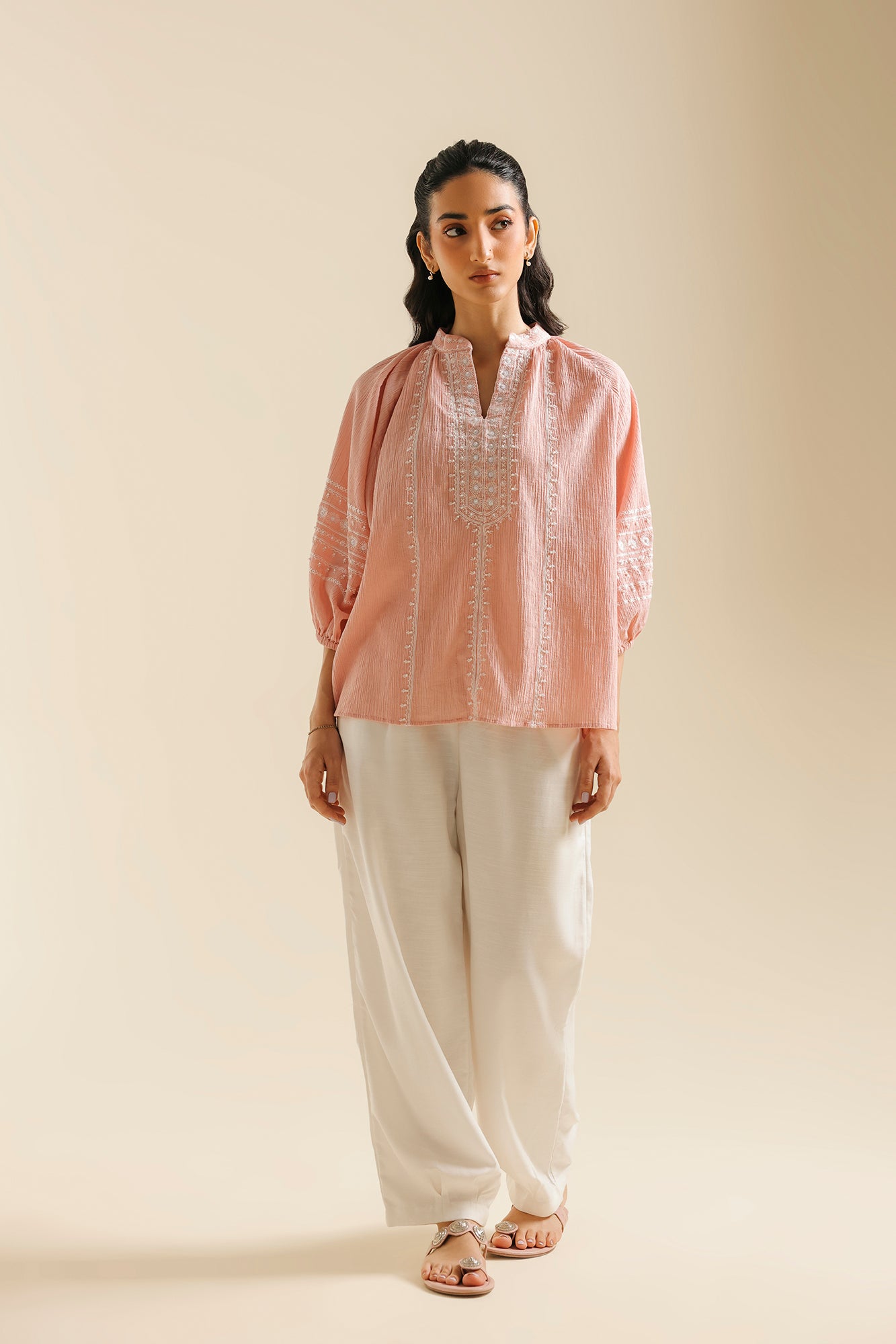 EMBROIDERED TOP (E0806/119/315)