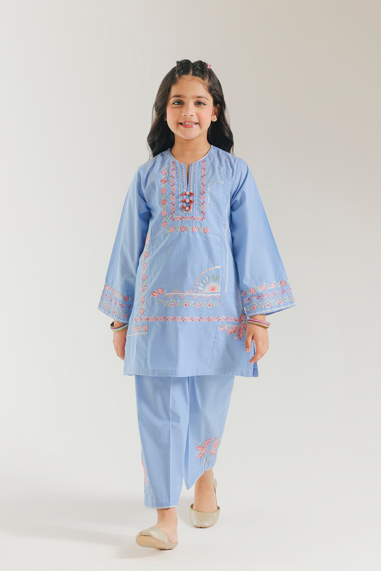 EMBROIDERED SUIT (E1508/402/633 E1508/302/633)