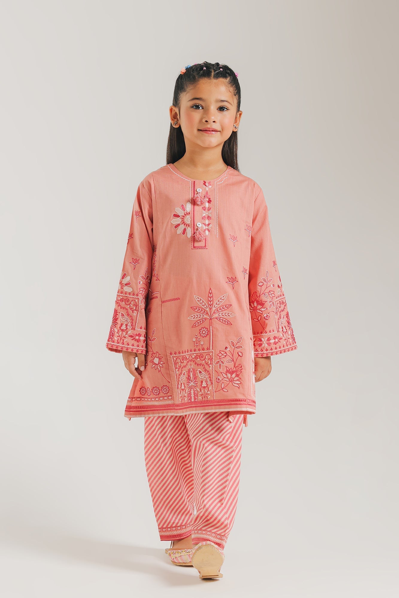 EMBROIDERED SUIT (E1515/402/326 E1515/302/326)