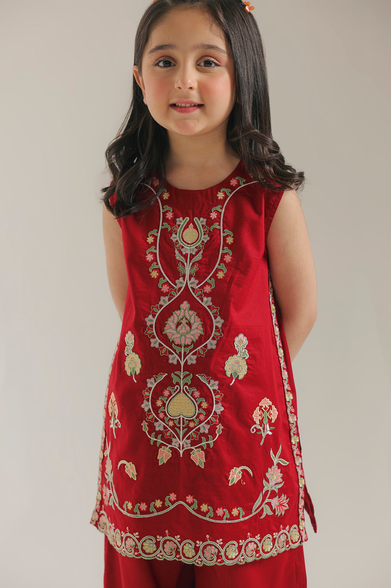 EMBROIDERED SUIT (E1594/402/416 E1594/302/416)