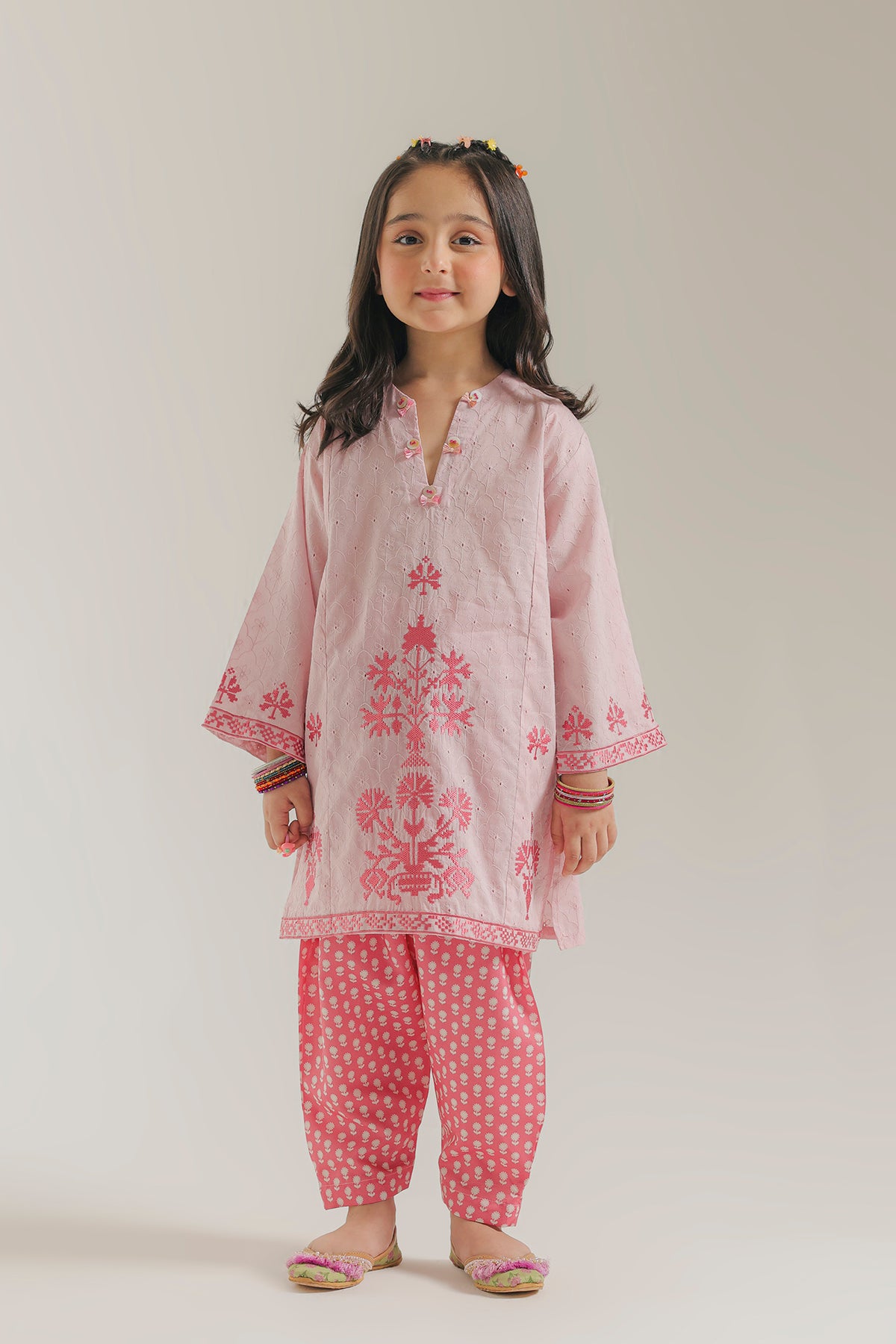 EMBROIDERED SUIT (E1599/402/528 E1599/302/528)