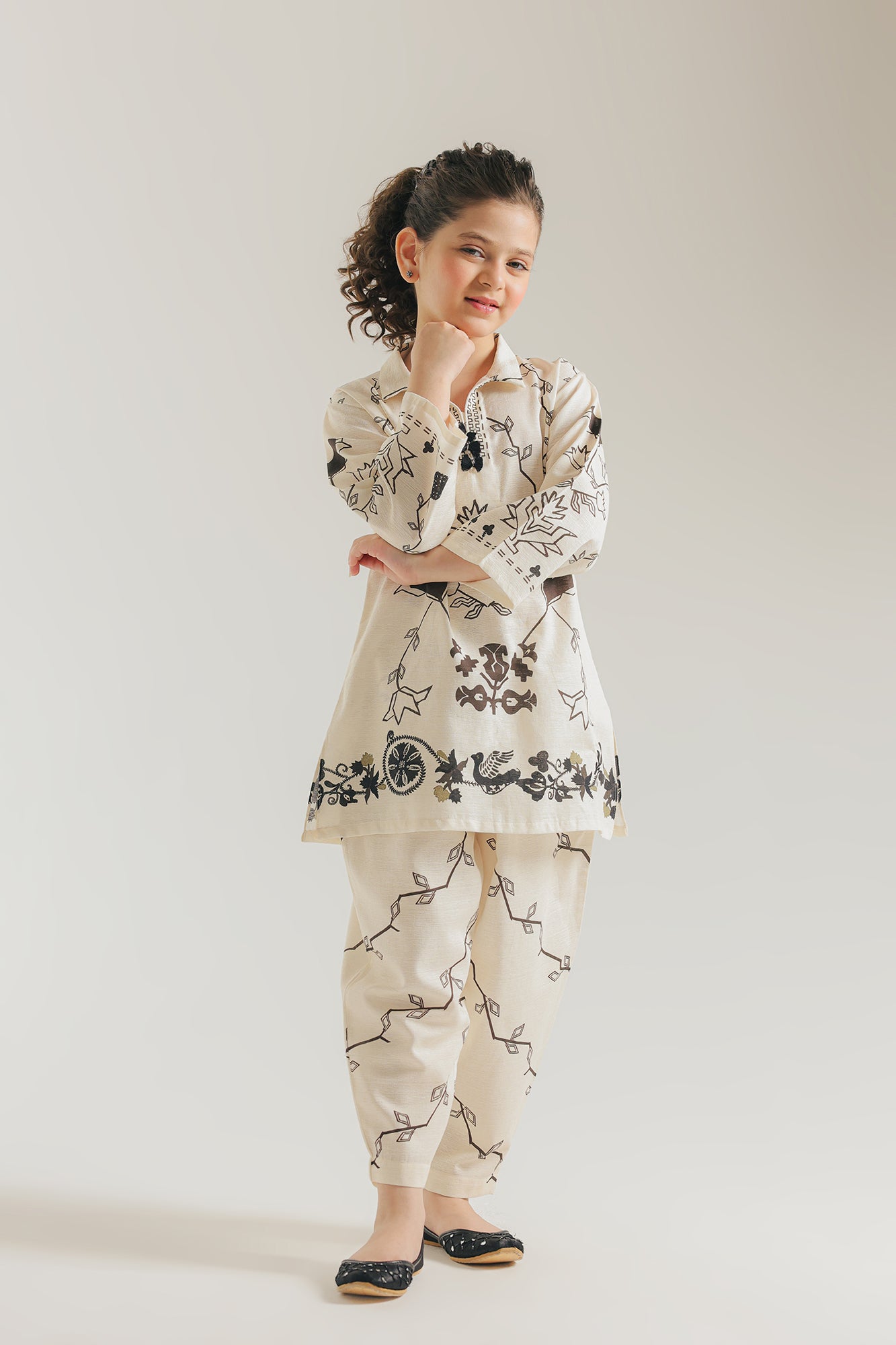 PRINTED SUIT (E1674/402/002 E1674/302/002)