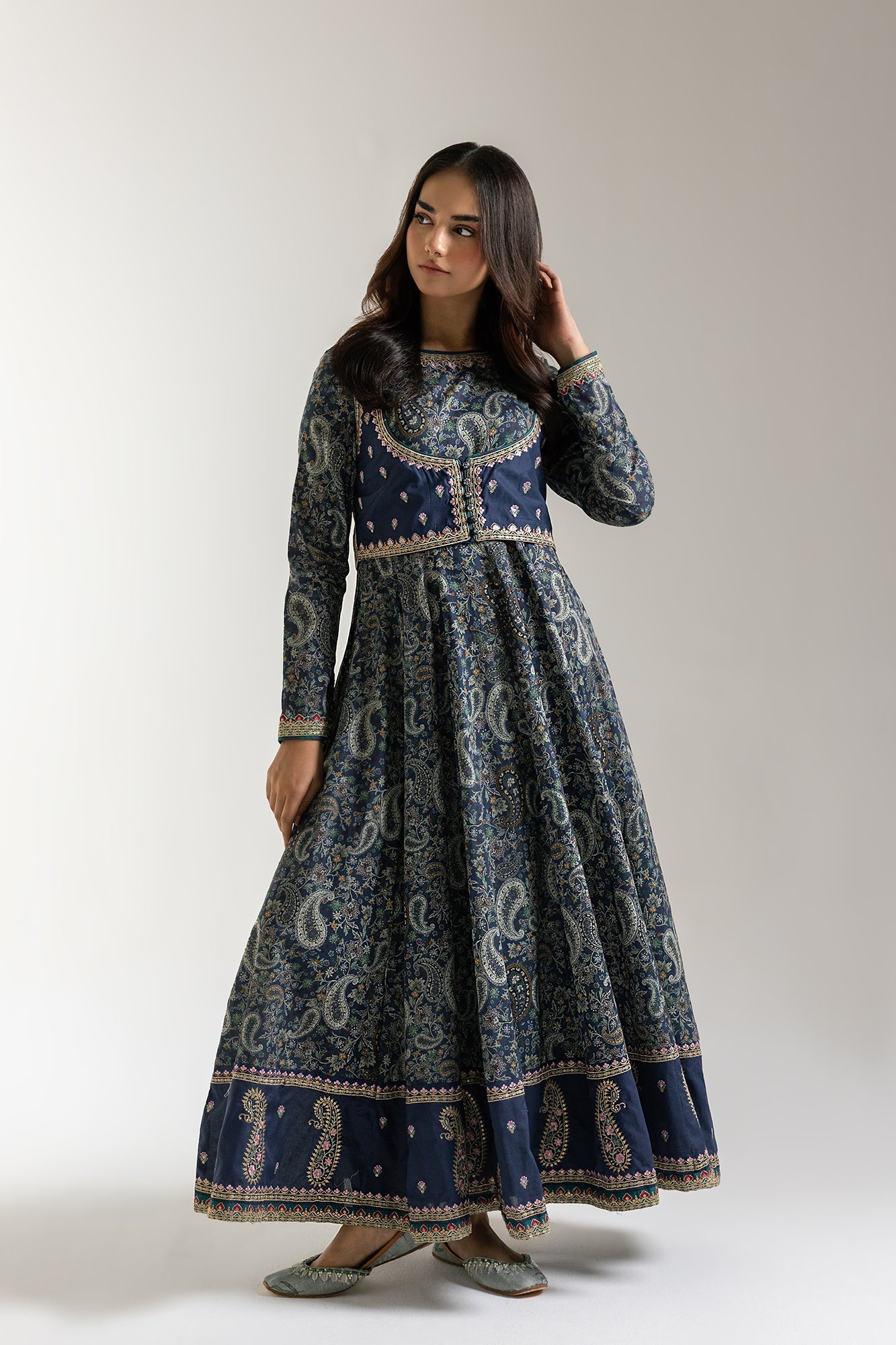 EMBROIDERED PISHWAS (E103/619/3283)