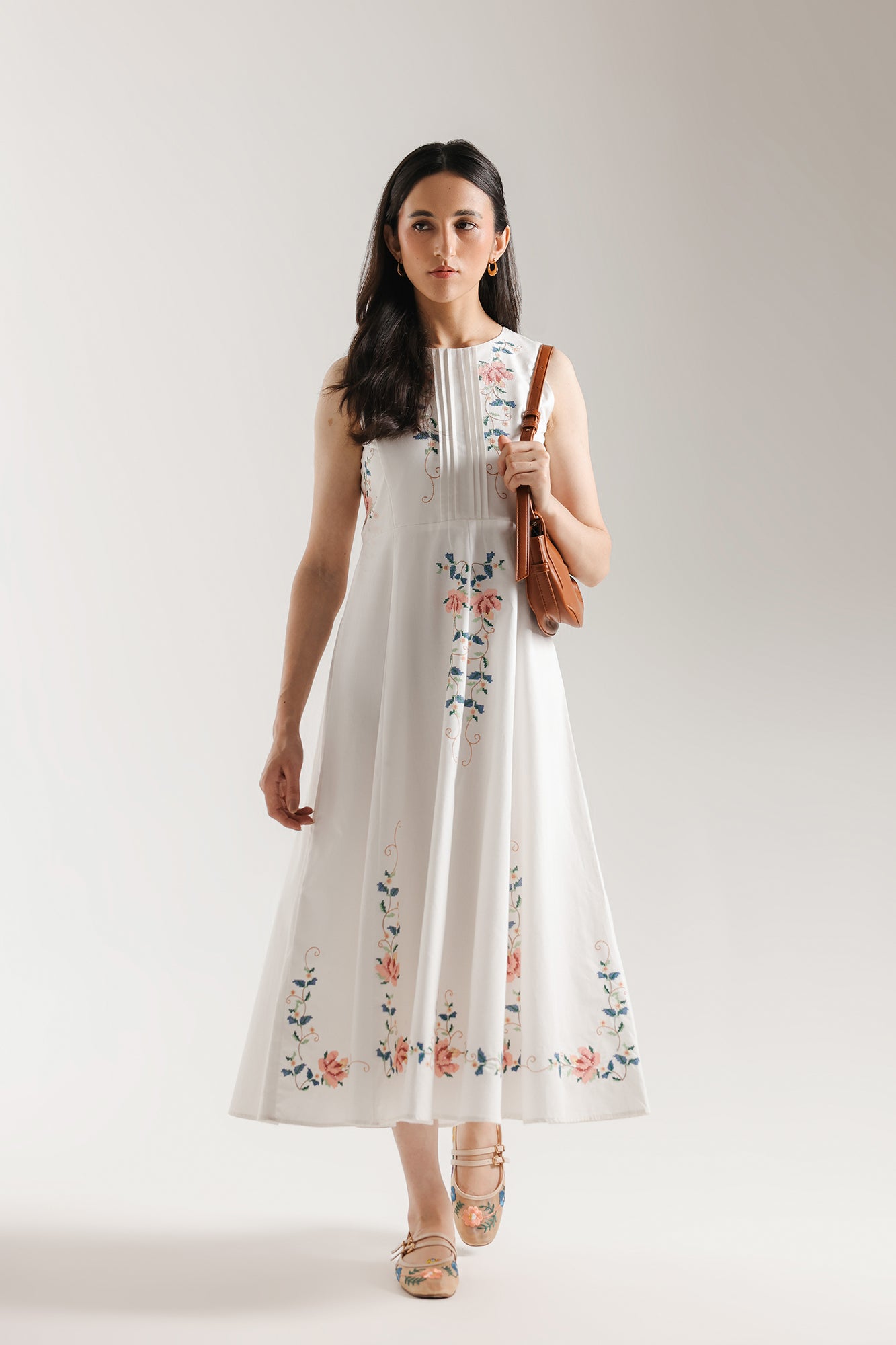 EMBROIDERED DRESS (E3321/108/001)