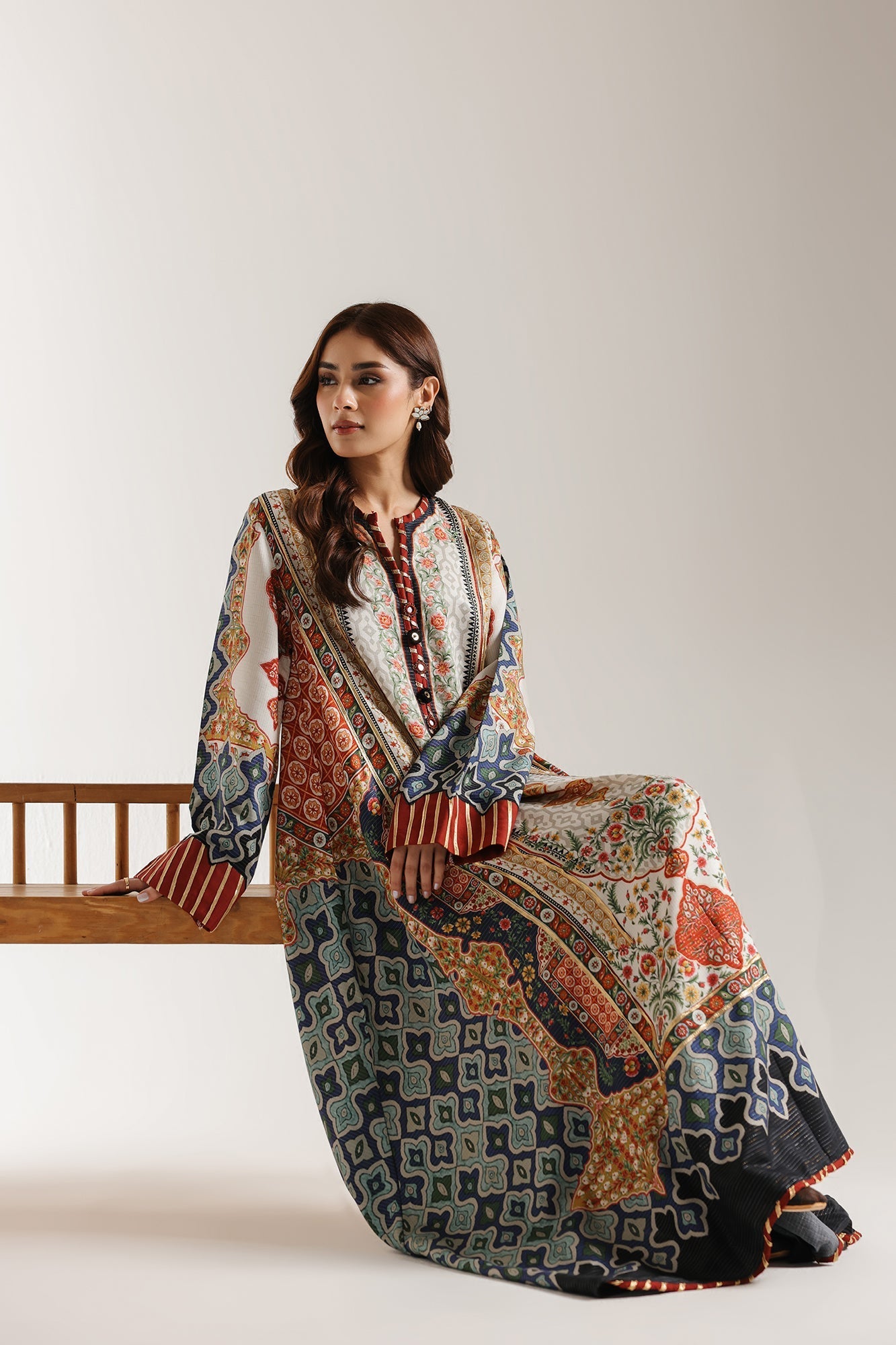 PRINTED KAFTAN (E3643/103/123)