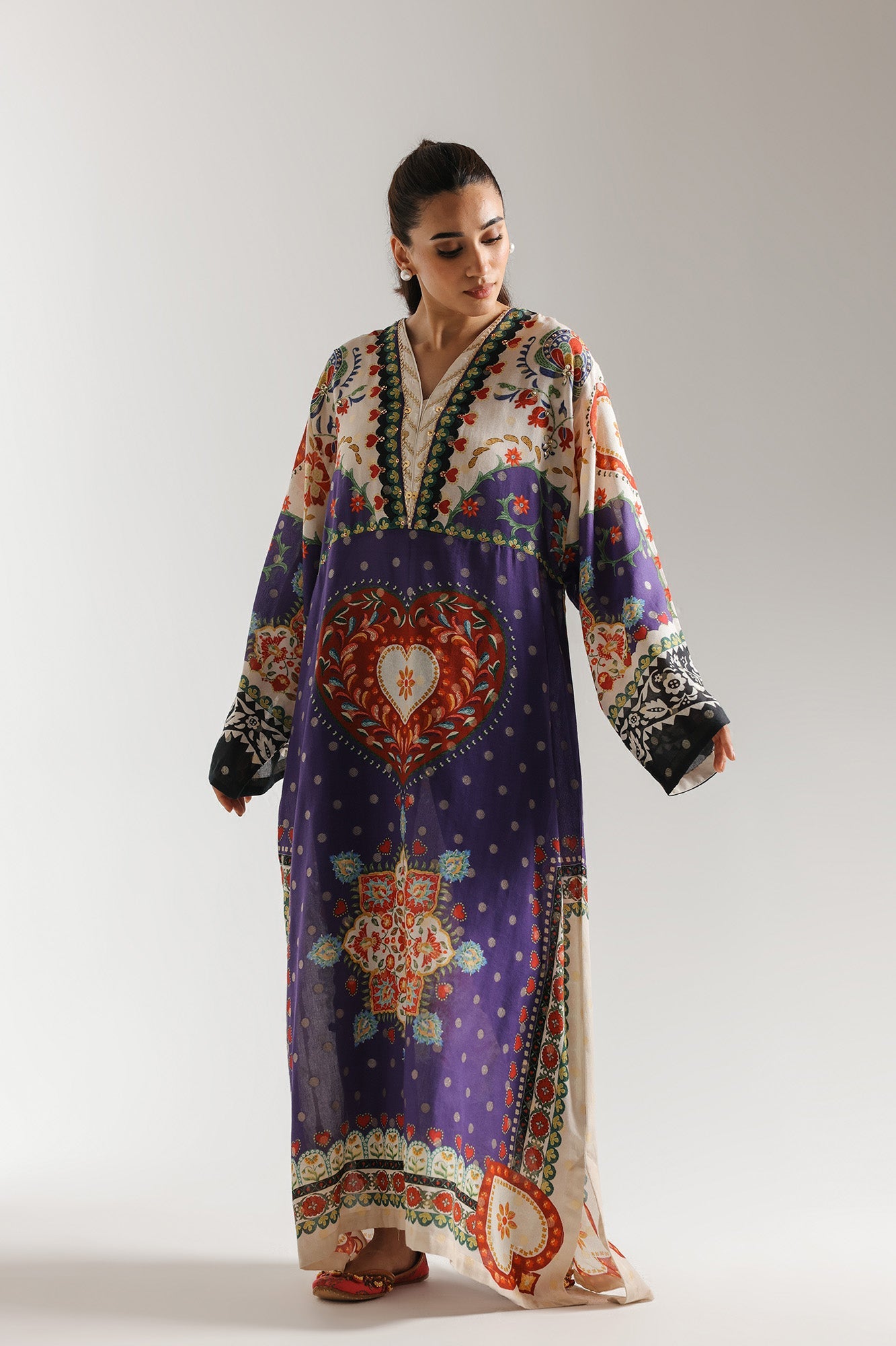 PRINTED KAFTAN (E4111/103/005)