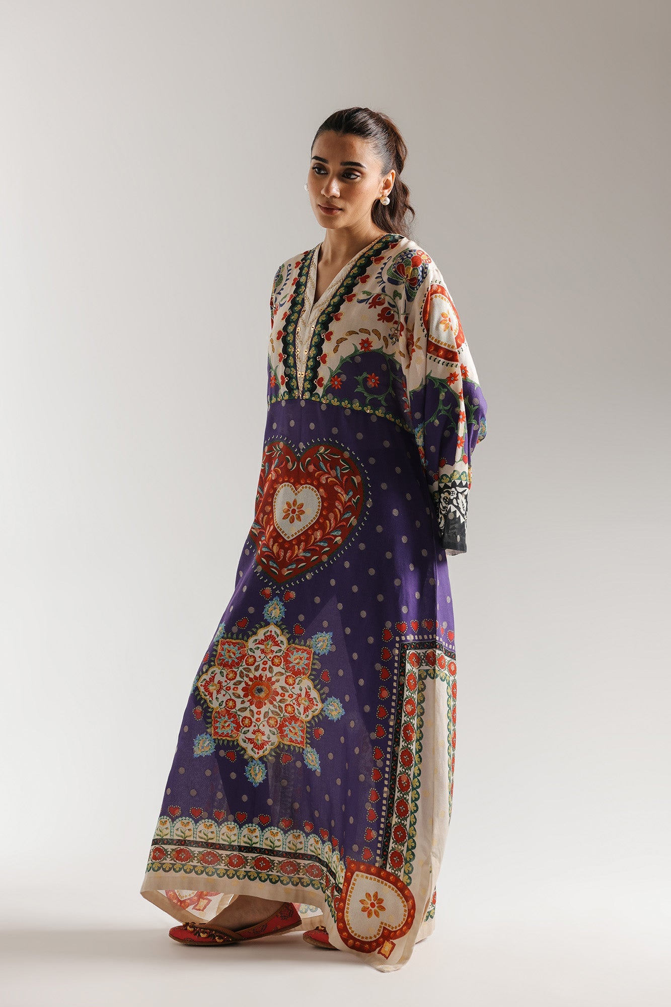 PRINTED KAFTAN (E4111/103/005)