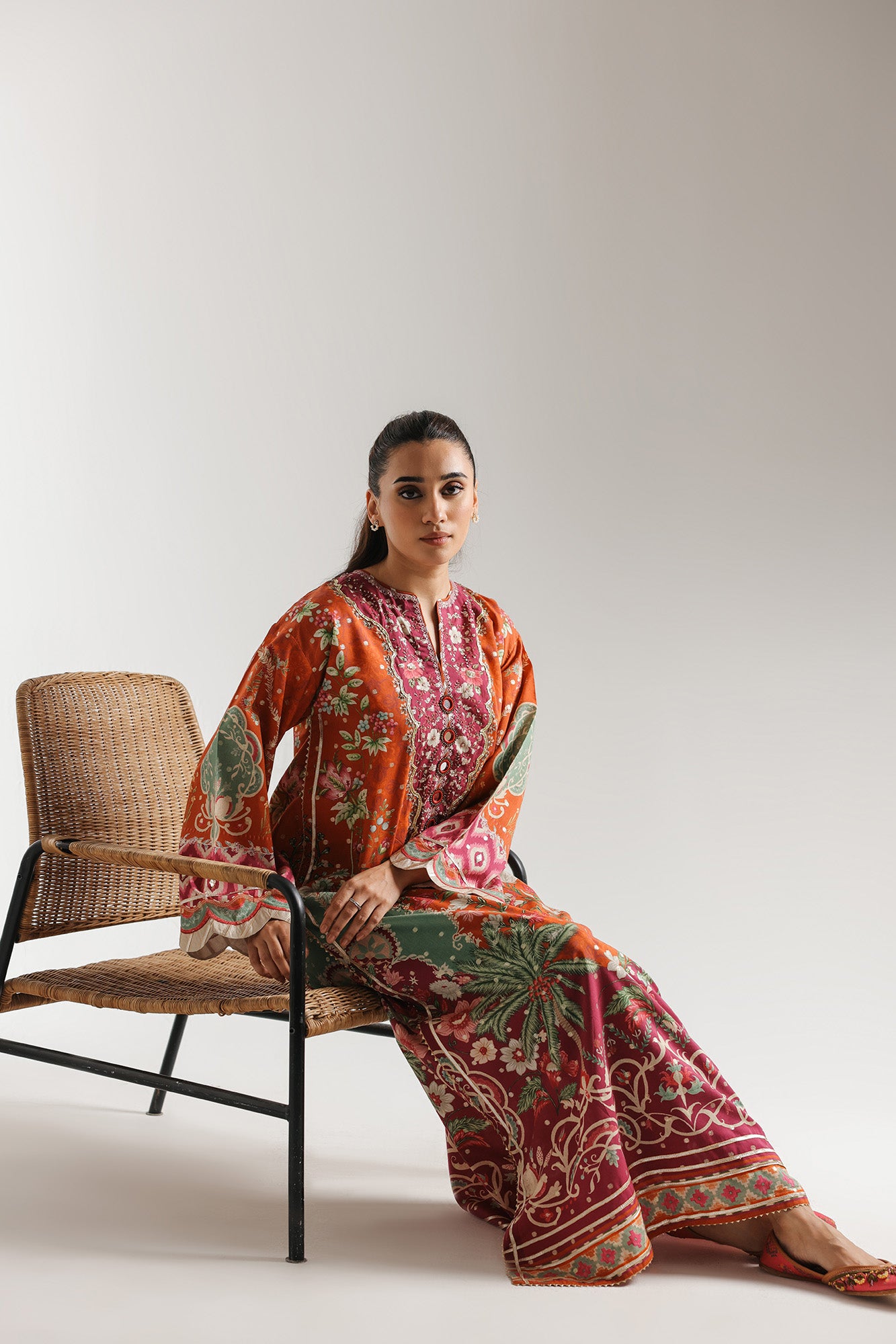 PRINTED KAFTAN (E4116/103/307)