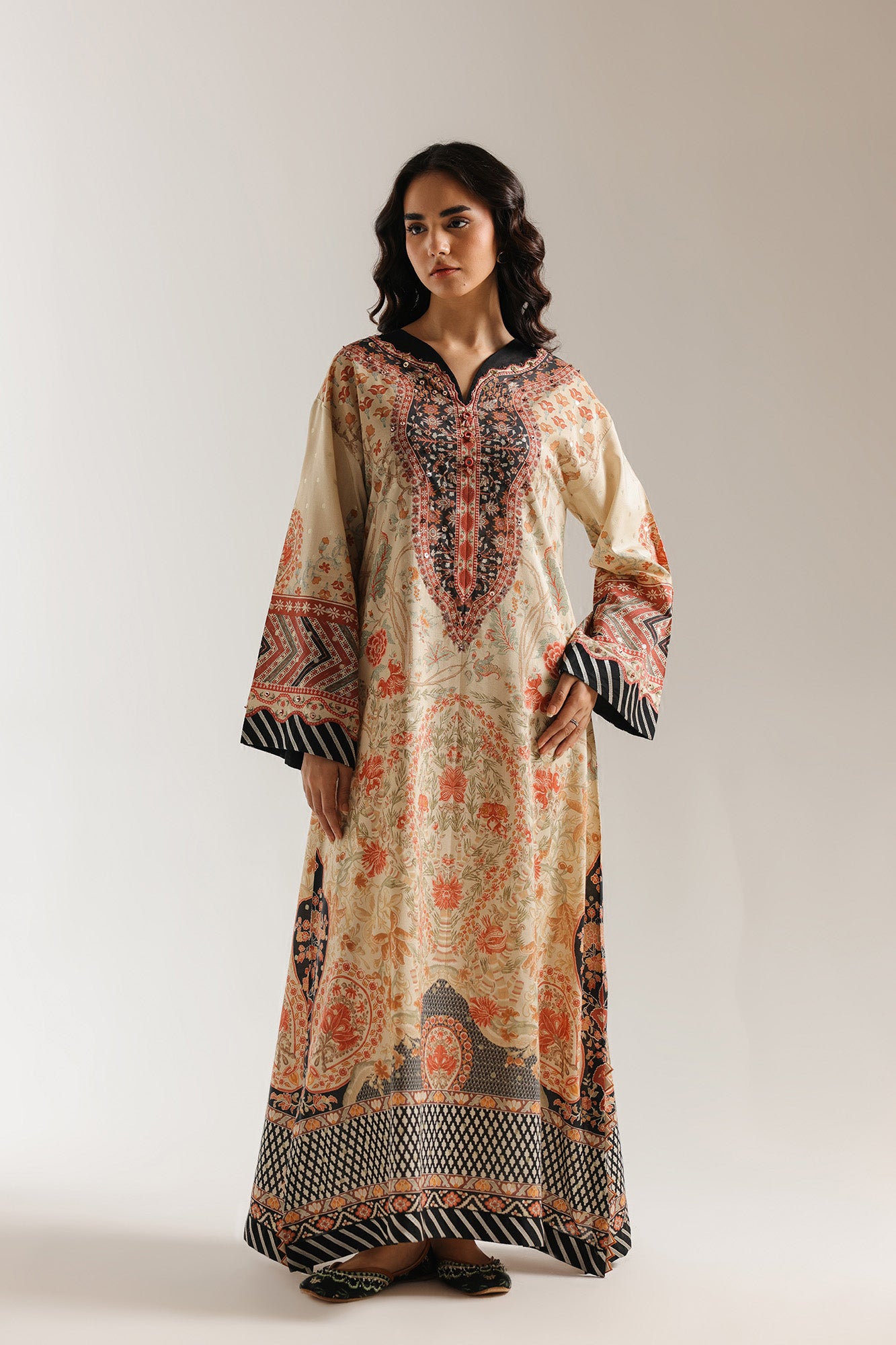 PRINTED KAFTAN (E4118/103/811)