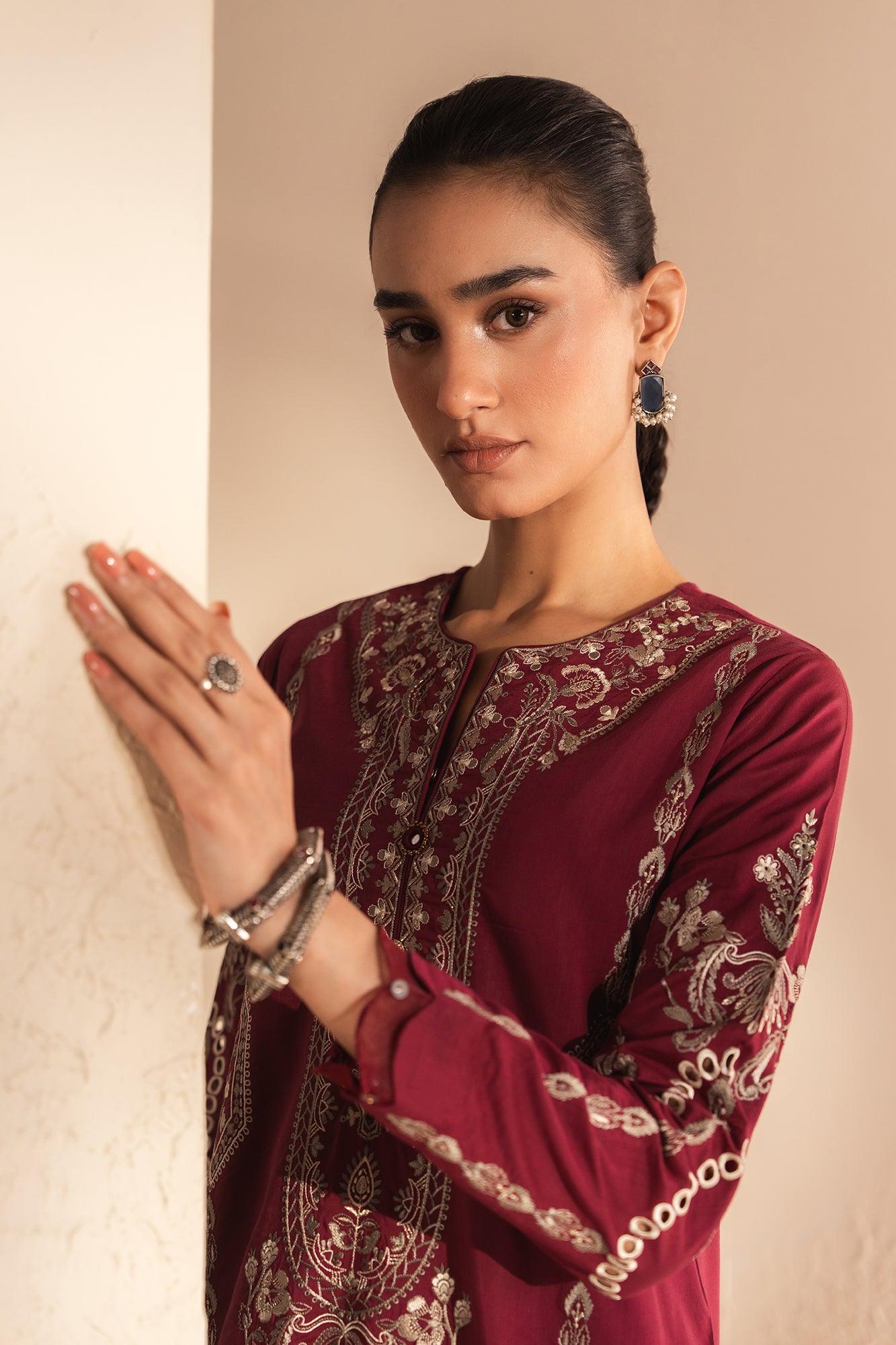 EMBROIDERED SUIT (E4164/103/415)