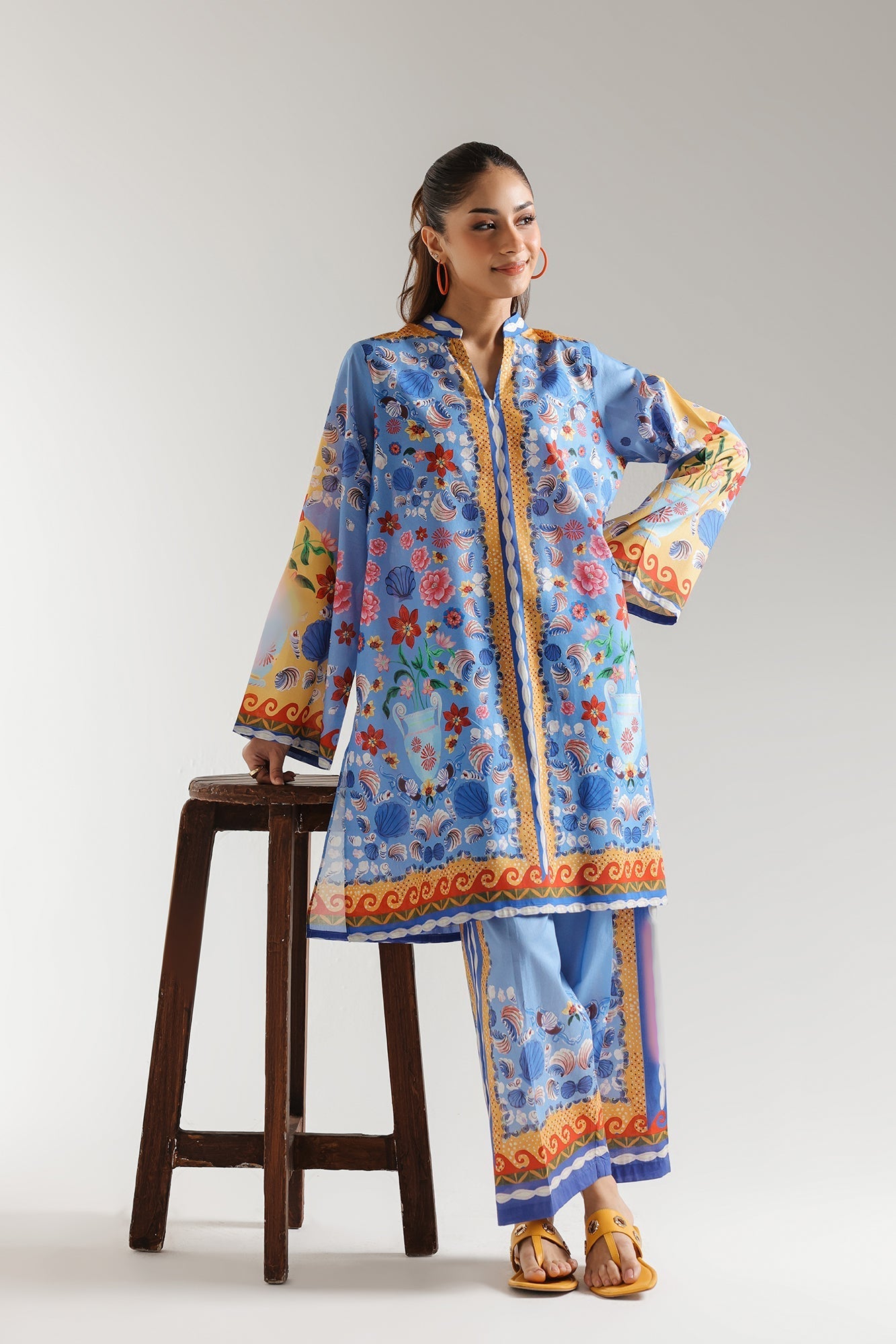 PRINTED SUIT (E102/604/6054)