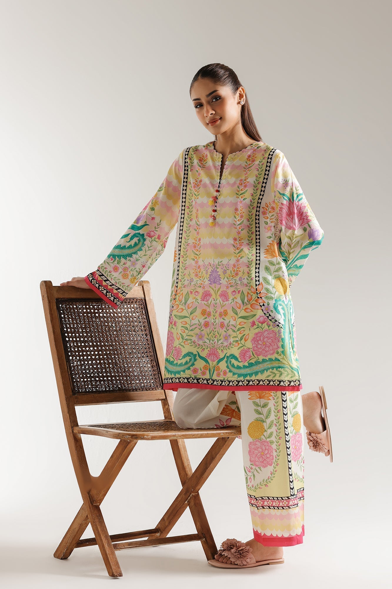 PRINTED SUIT (E102/110/6084)