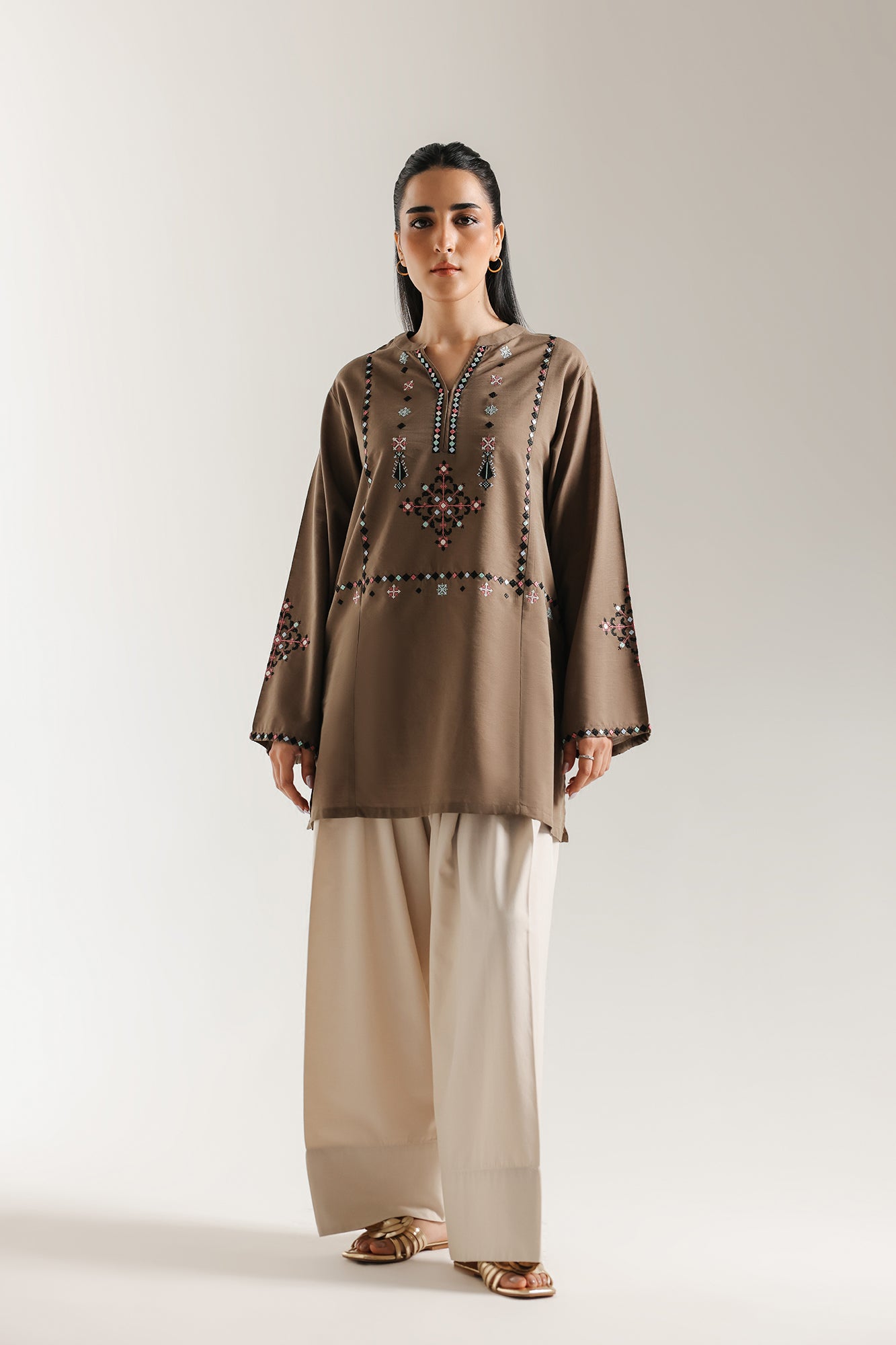 EMBROIDERED KURTI (E6656/102/119)