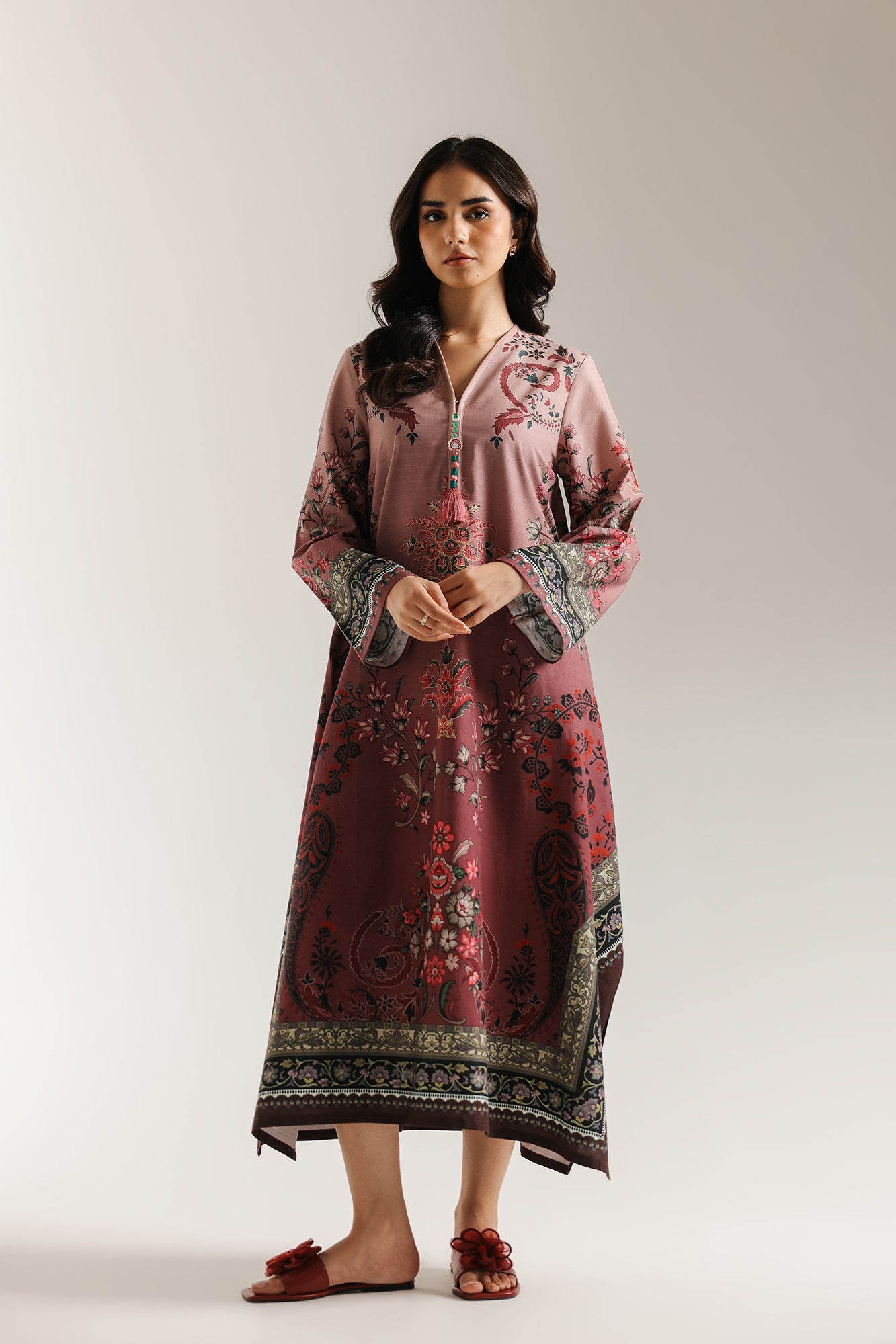 PRINTED DRESS (E6957/102/527)