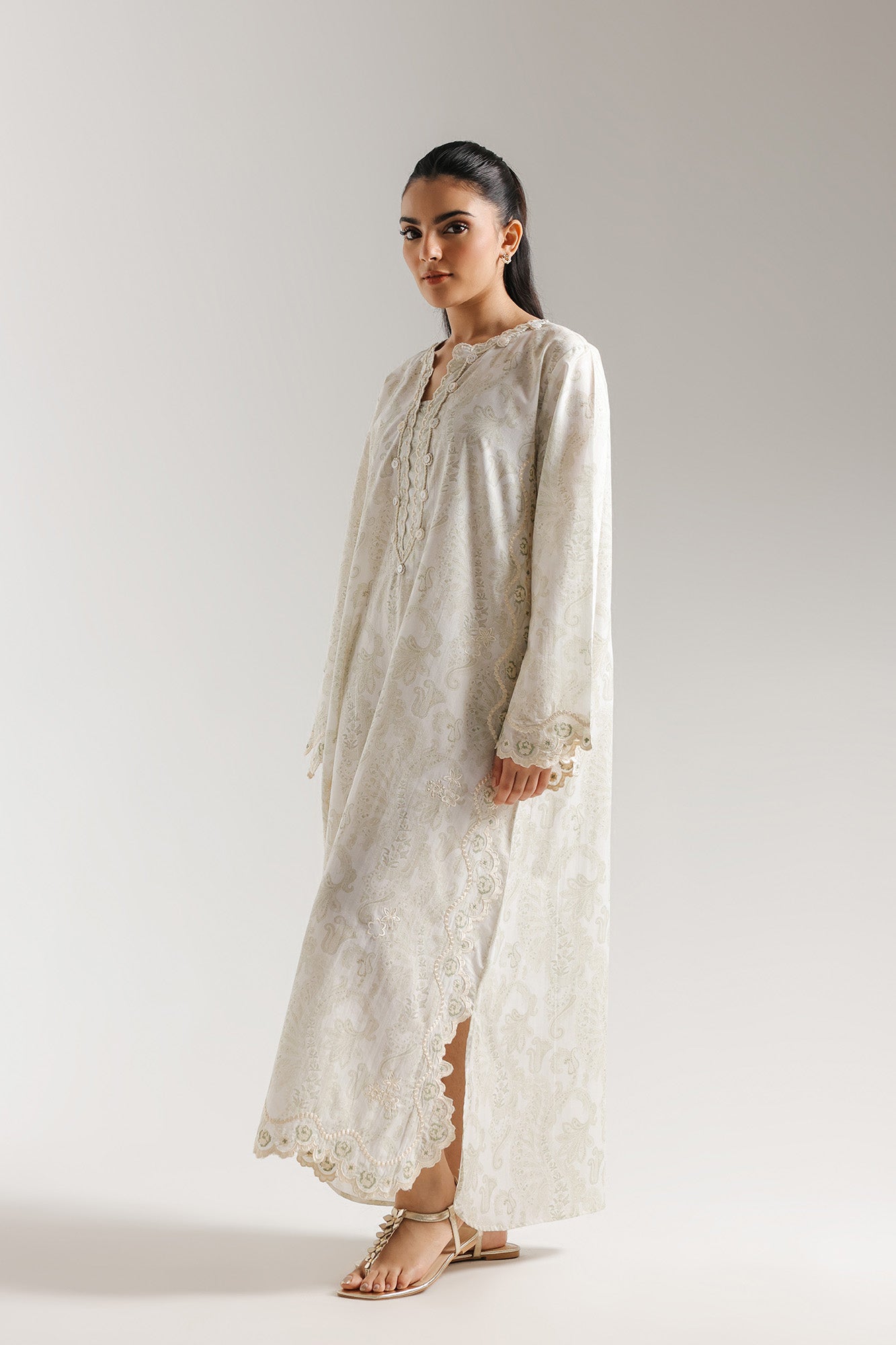 EMBROIDERED DRESS (E7710/102/001)