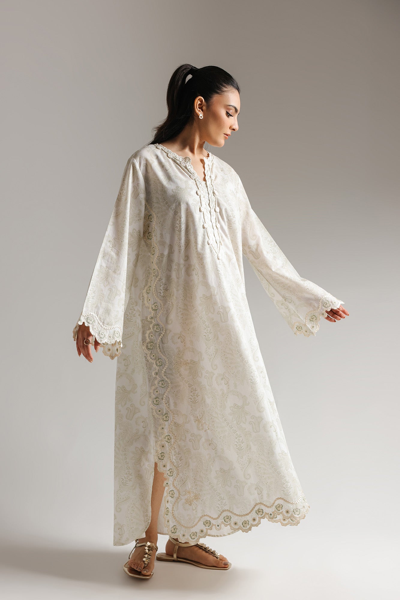 EMBROIDERED DRESS (E7710/102/001)