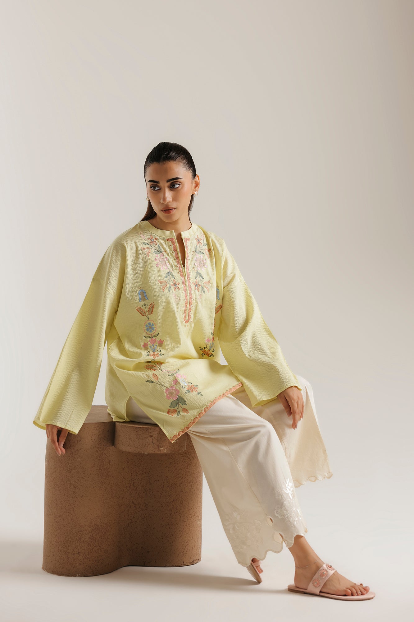 EMBROIDERED KURTI (E7988/102/110)