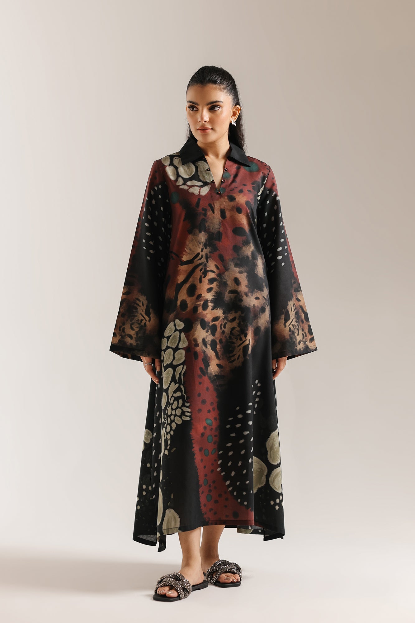 PRINTED DRESS (E8038/102/901)