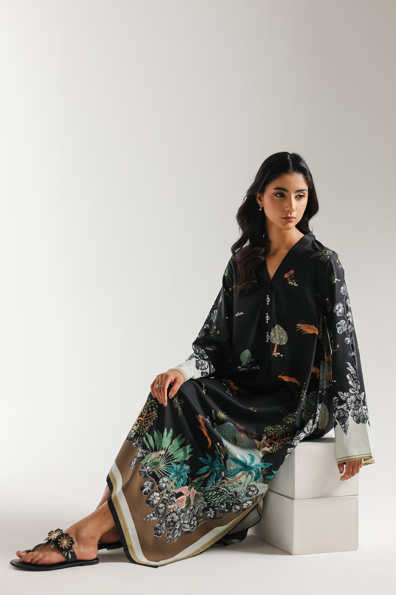 PRINTED KAFTAN (E8076/102/902)