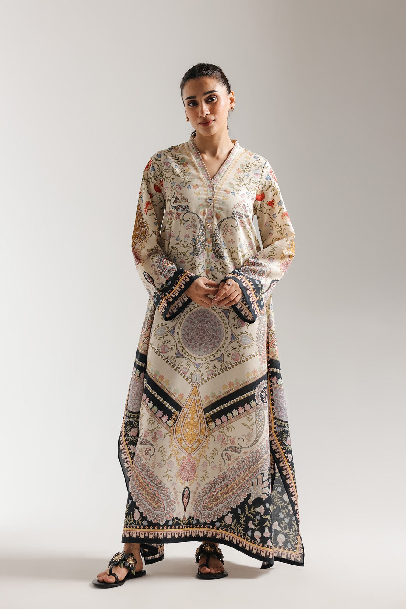 PRINTED KAFTAN (E8114/102/226)