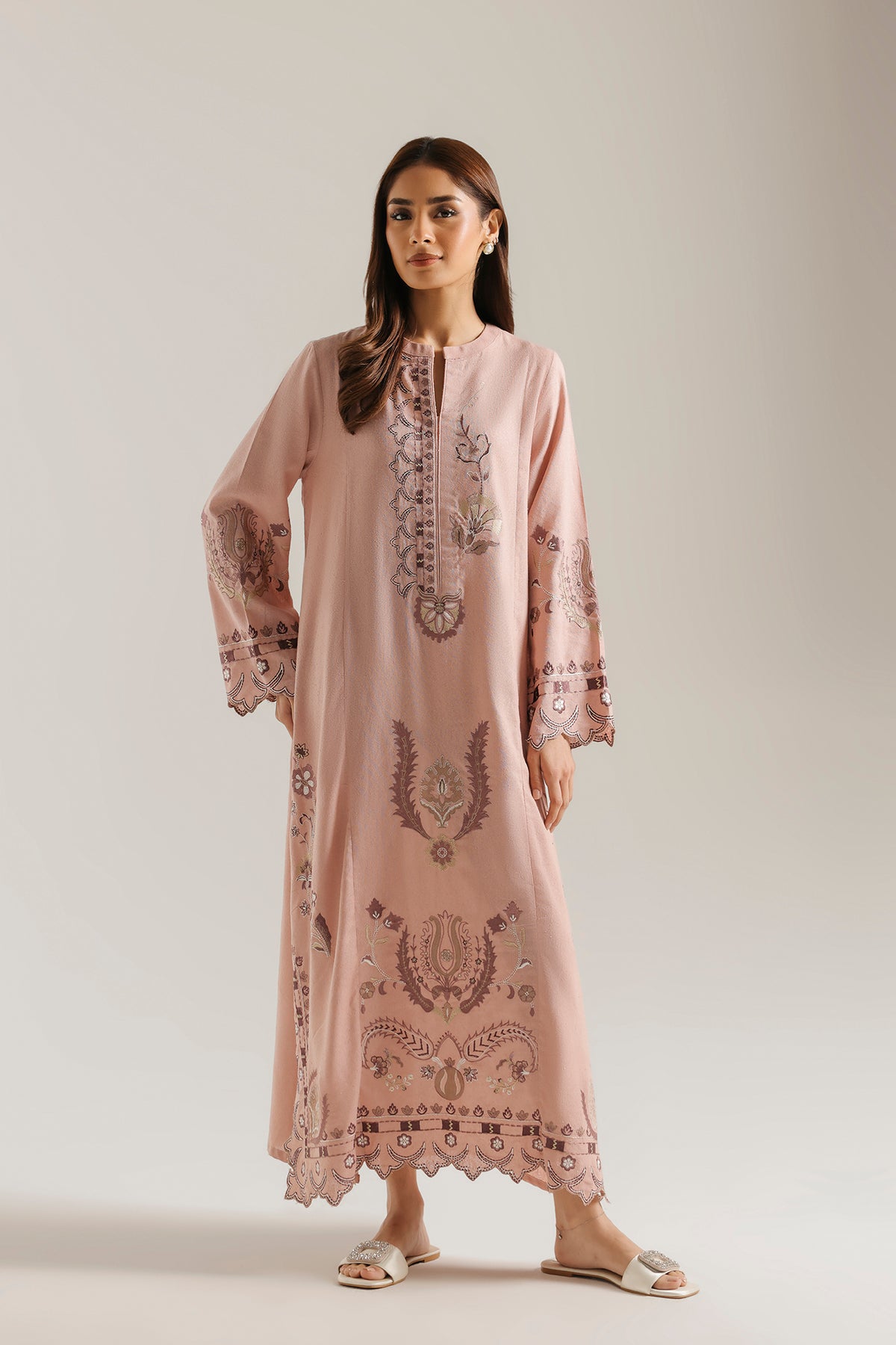 EMBROIDERED DRESS (E9409-102-427)