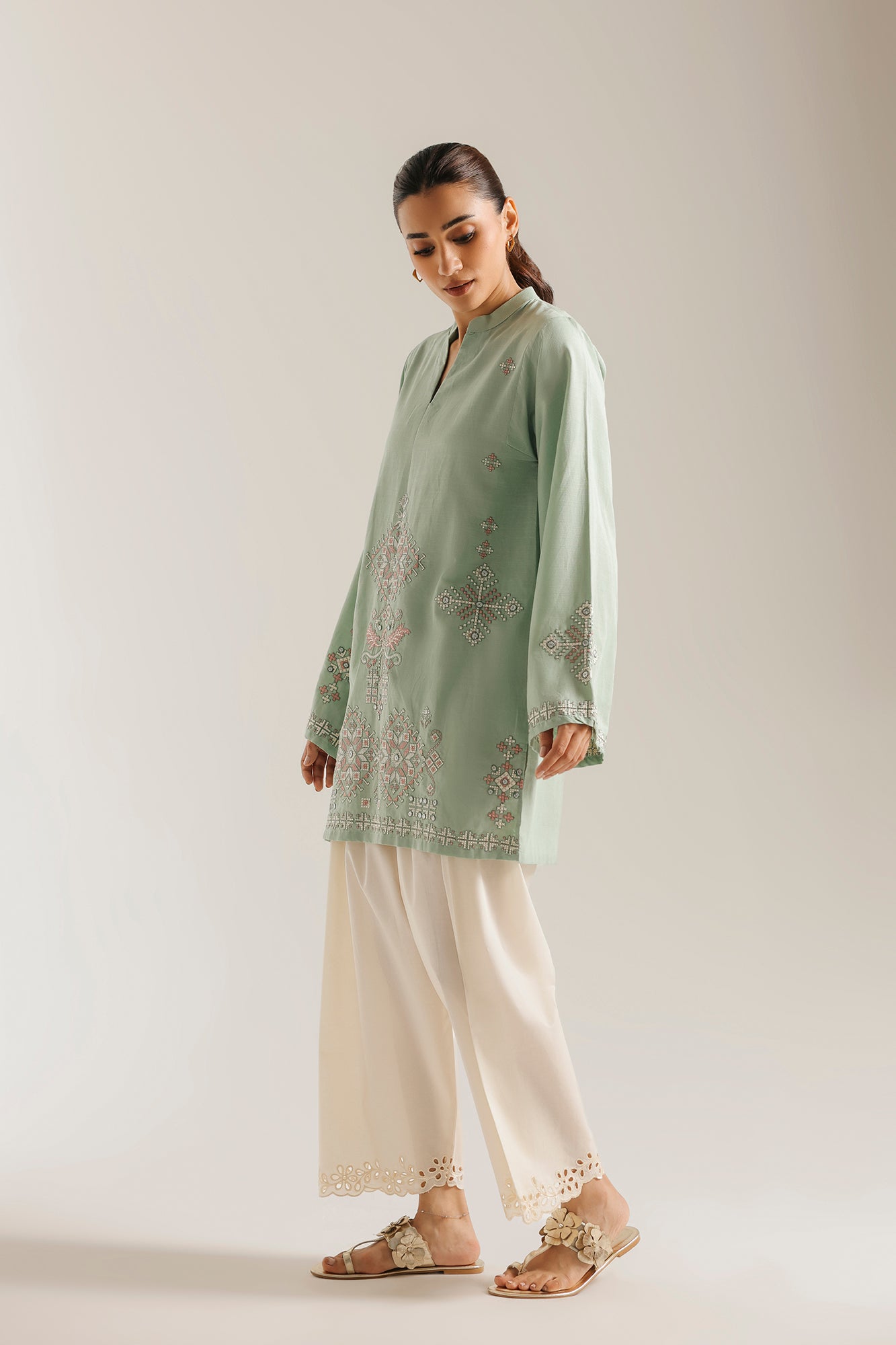 EMBROIDERED KURTI (E9603-102-130)