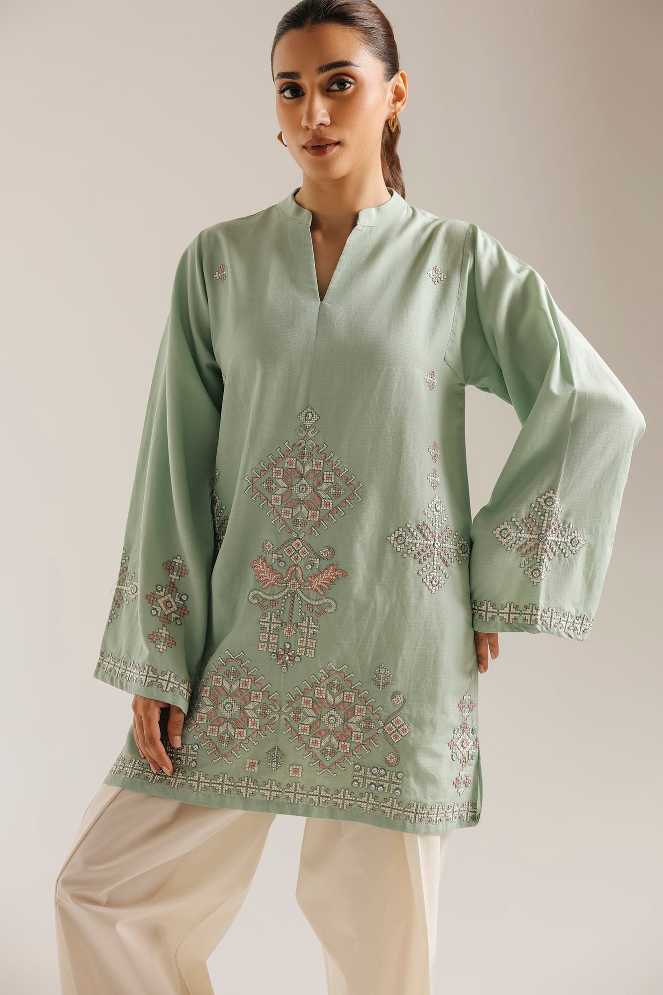 EMBROIDERED KURTI (E9603-102-130)